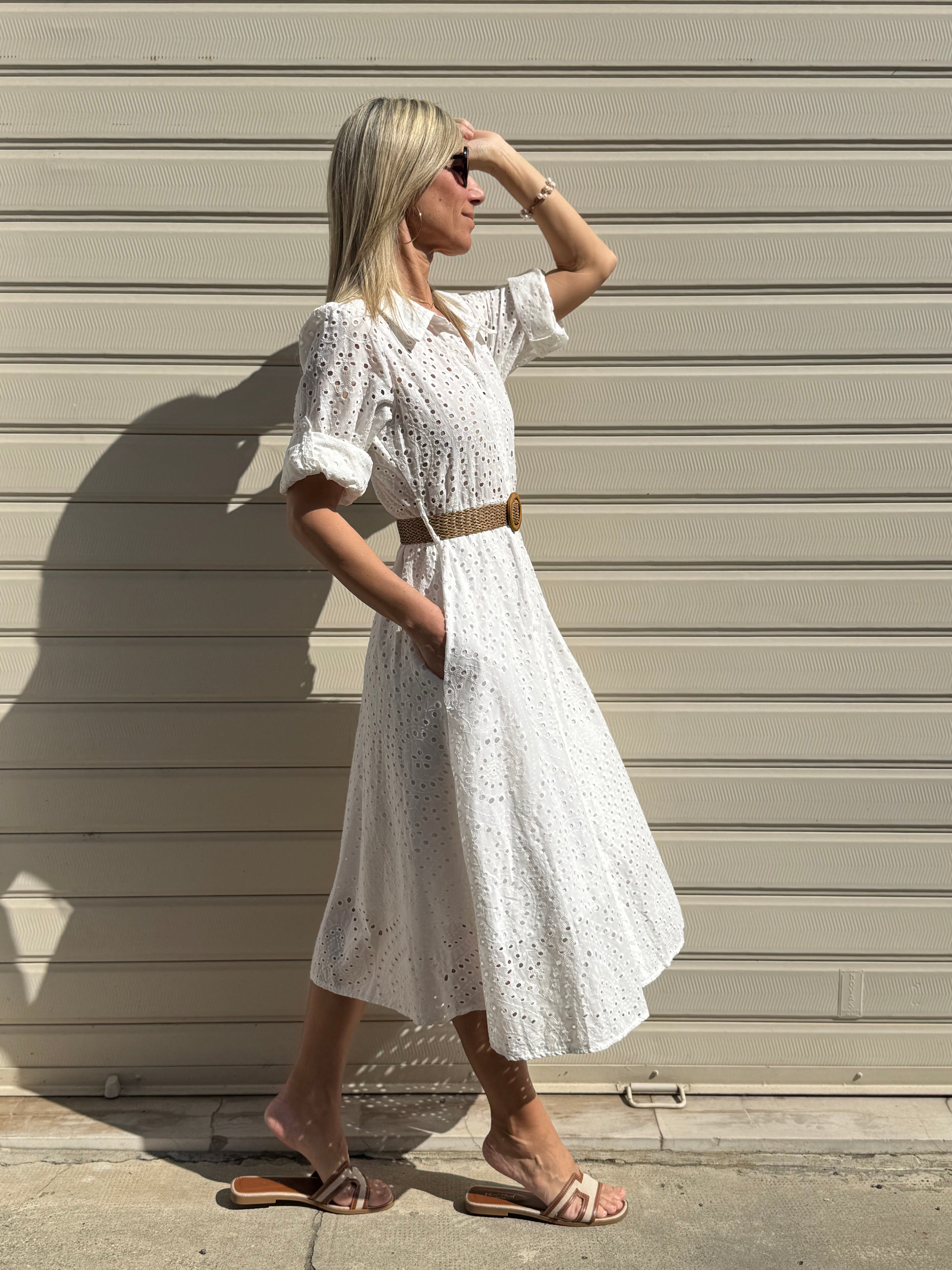 Abito sangallo manica corta