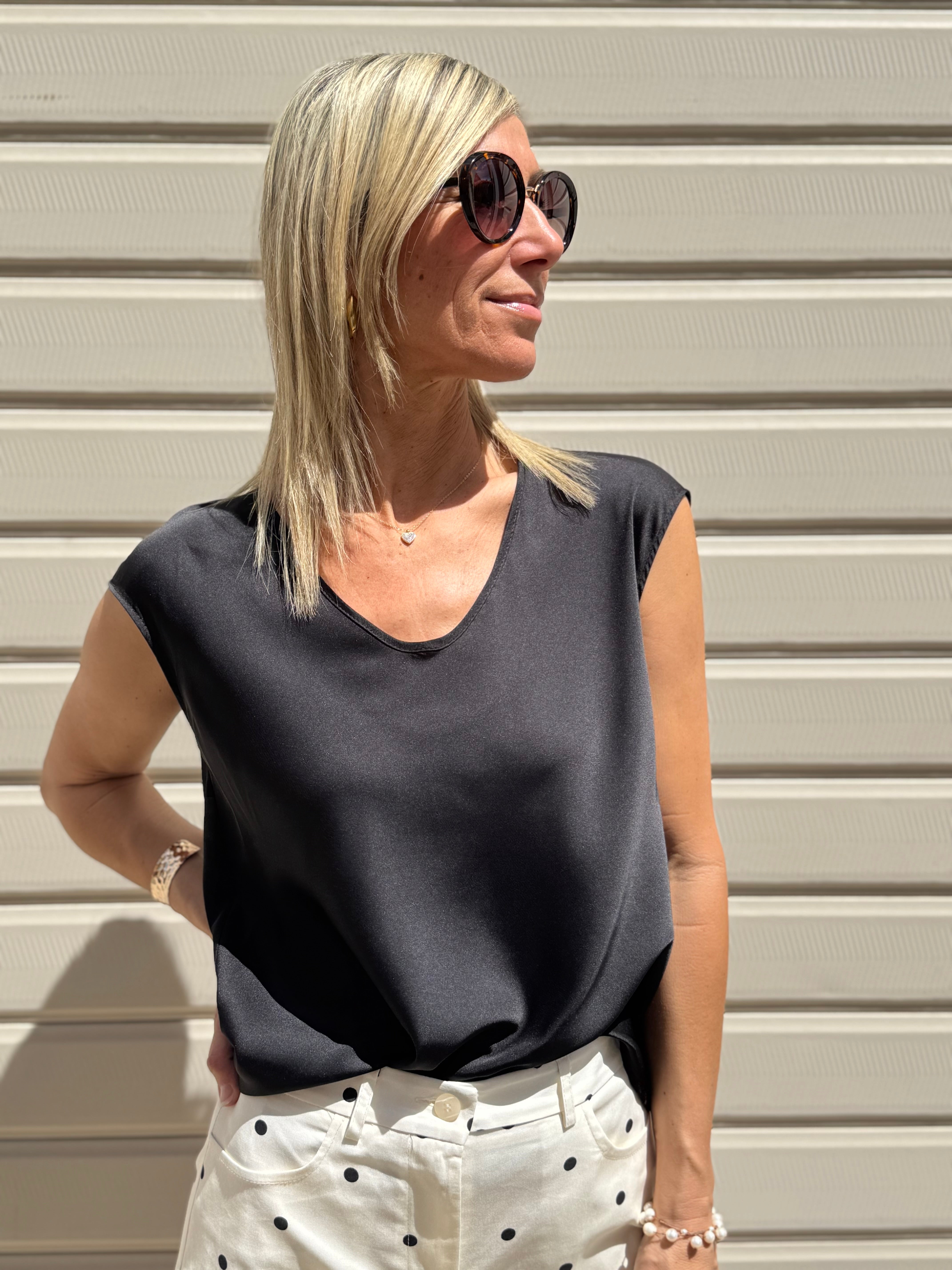 Blusa raso Imperial