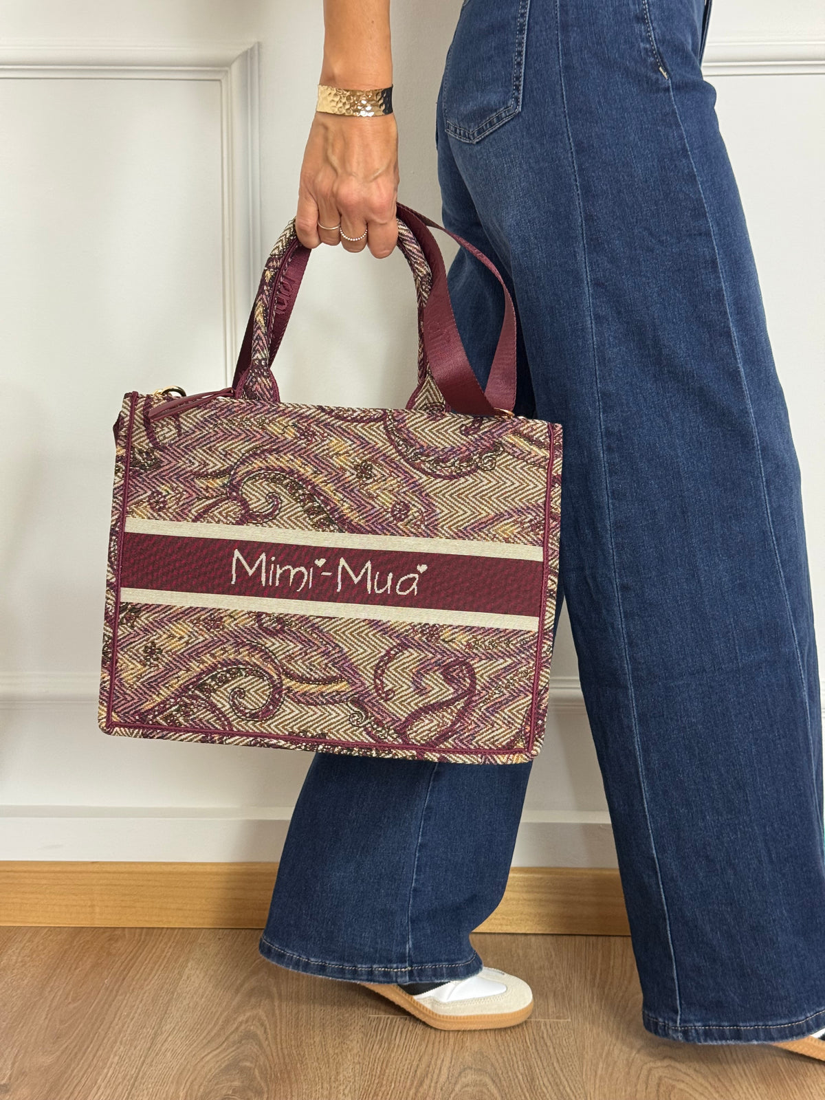 Borsa grande fantasia paisley mimì