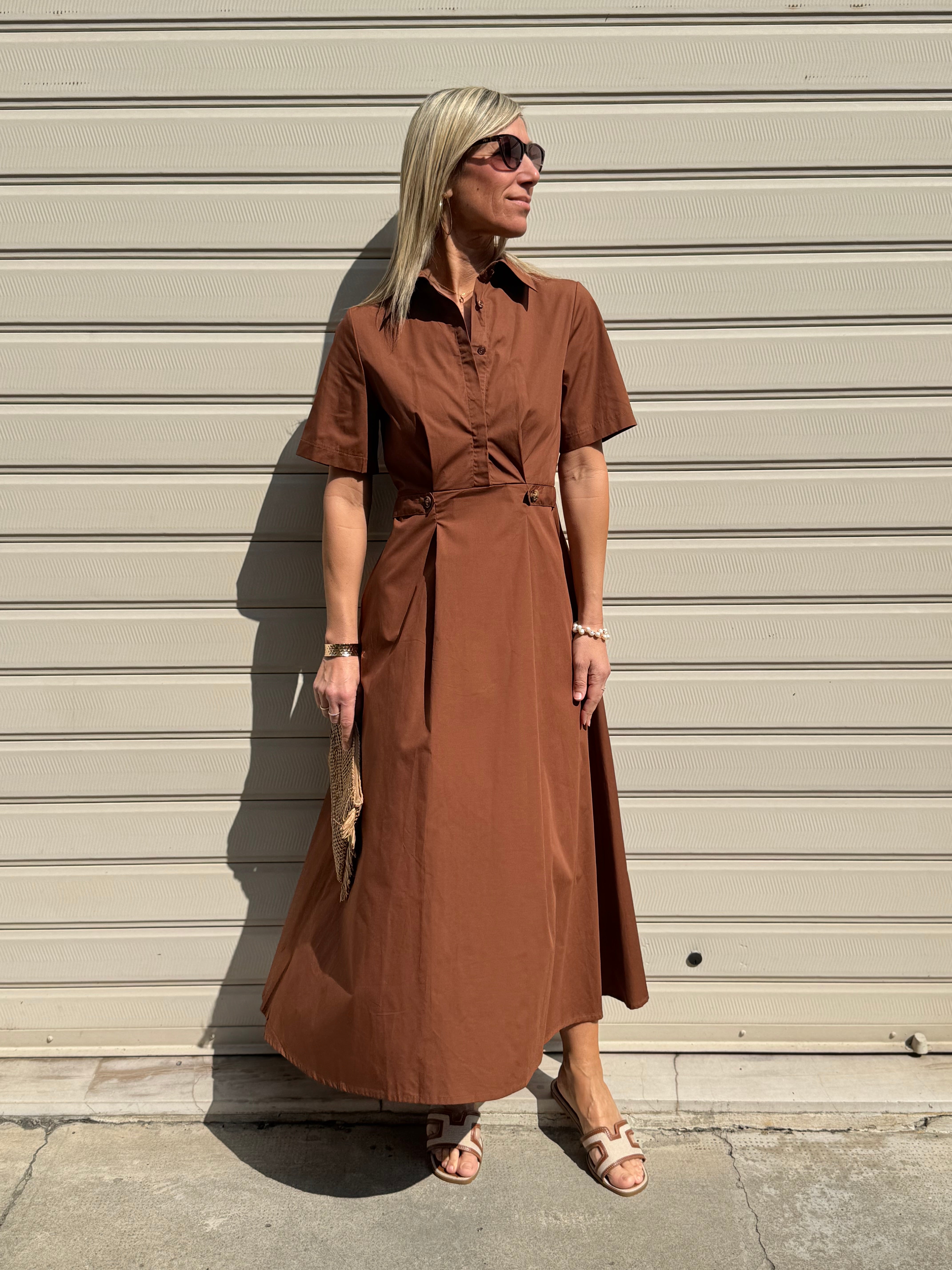 Abito lungo cotone mimi’