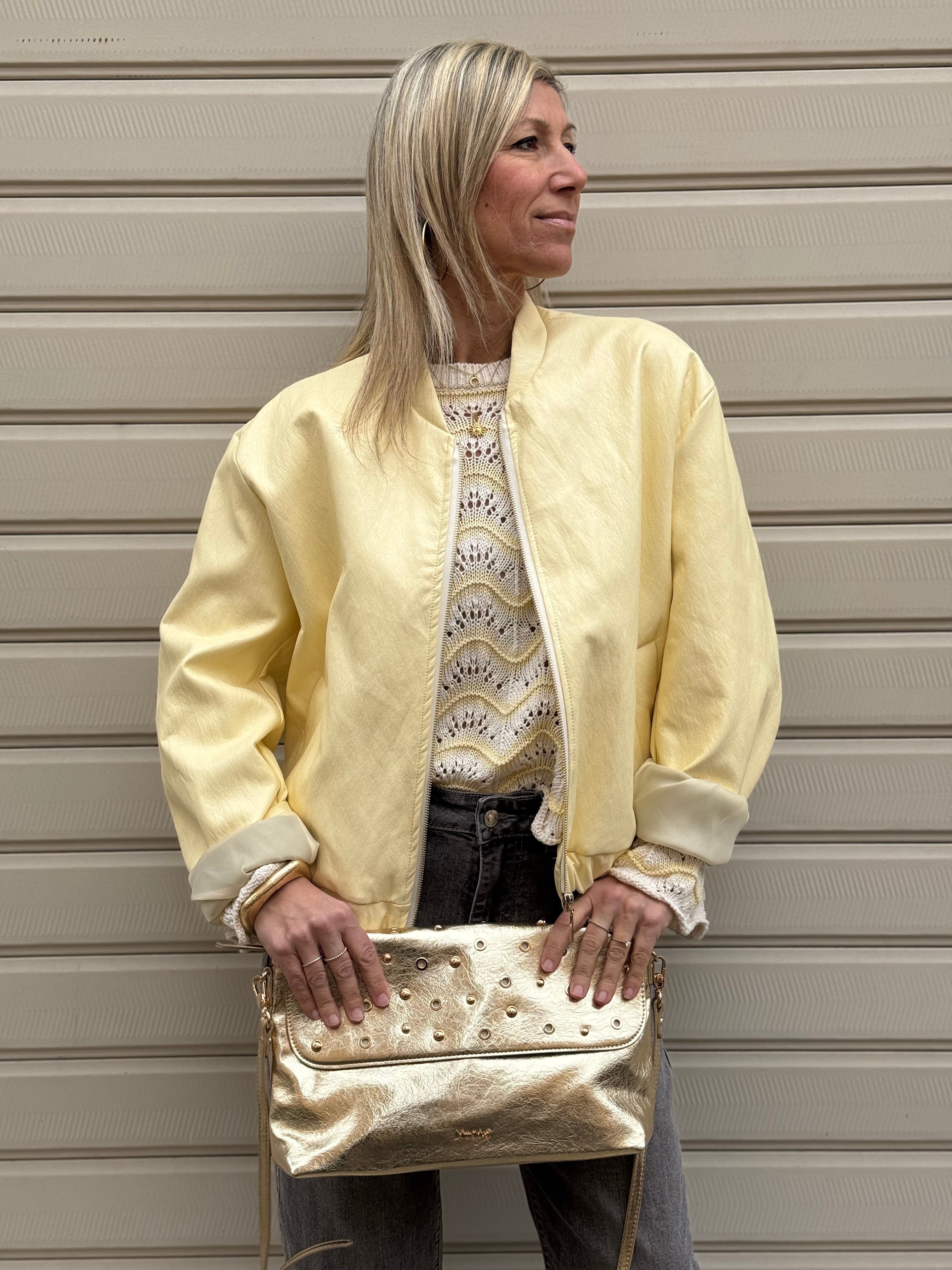 Bomber ecopelle over Adora