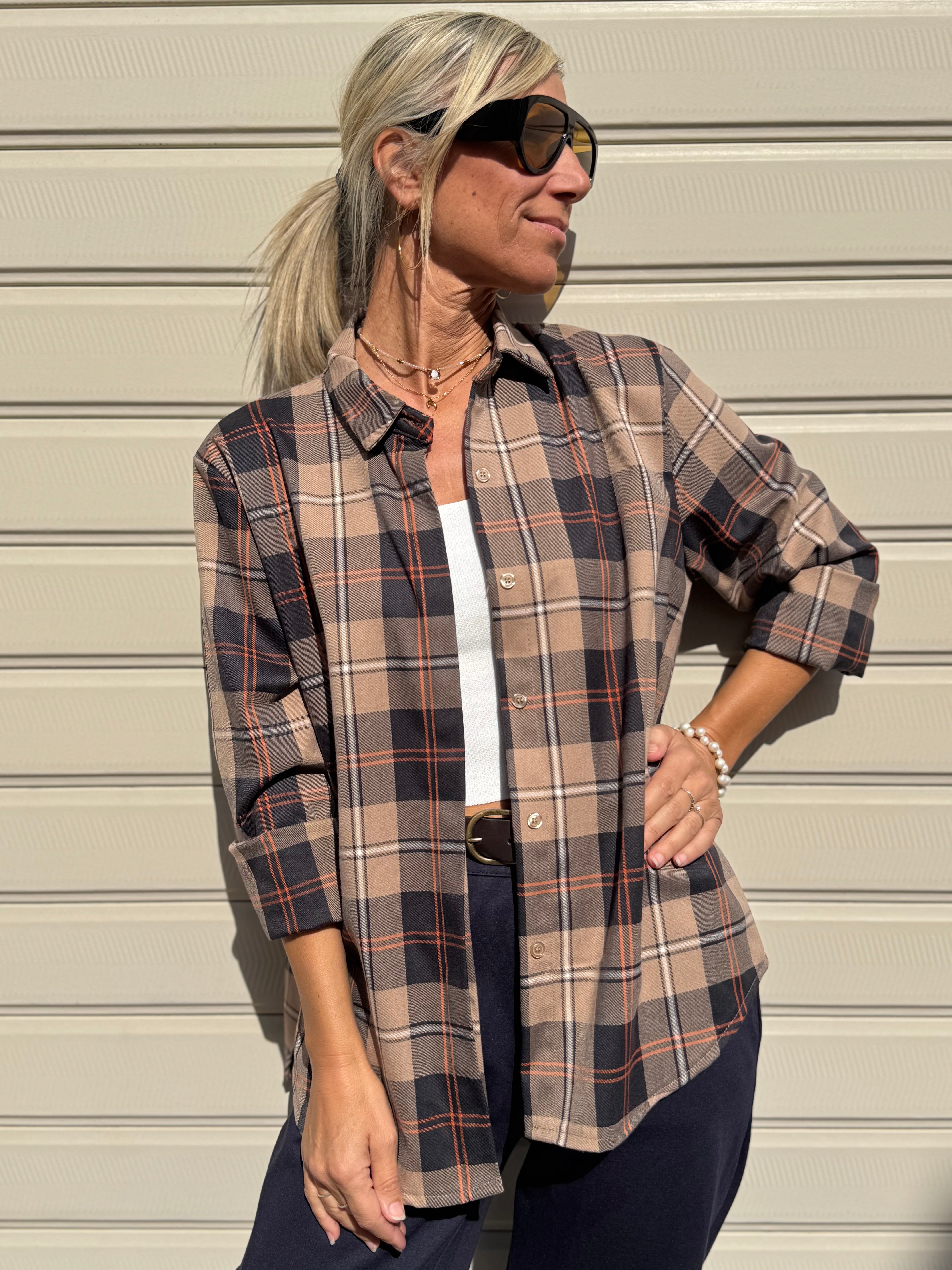 Camicia check Delia