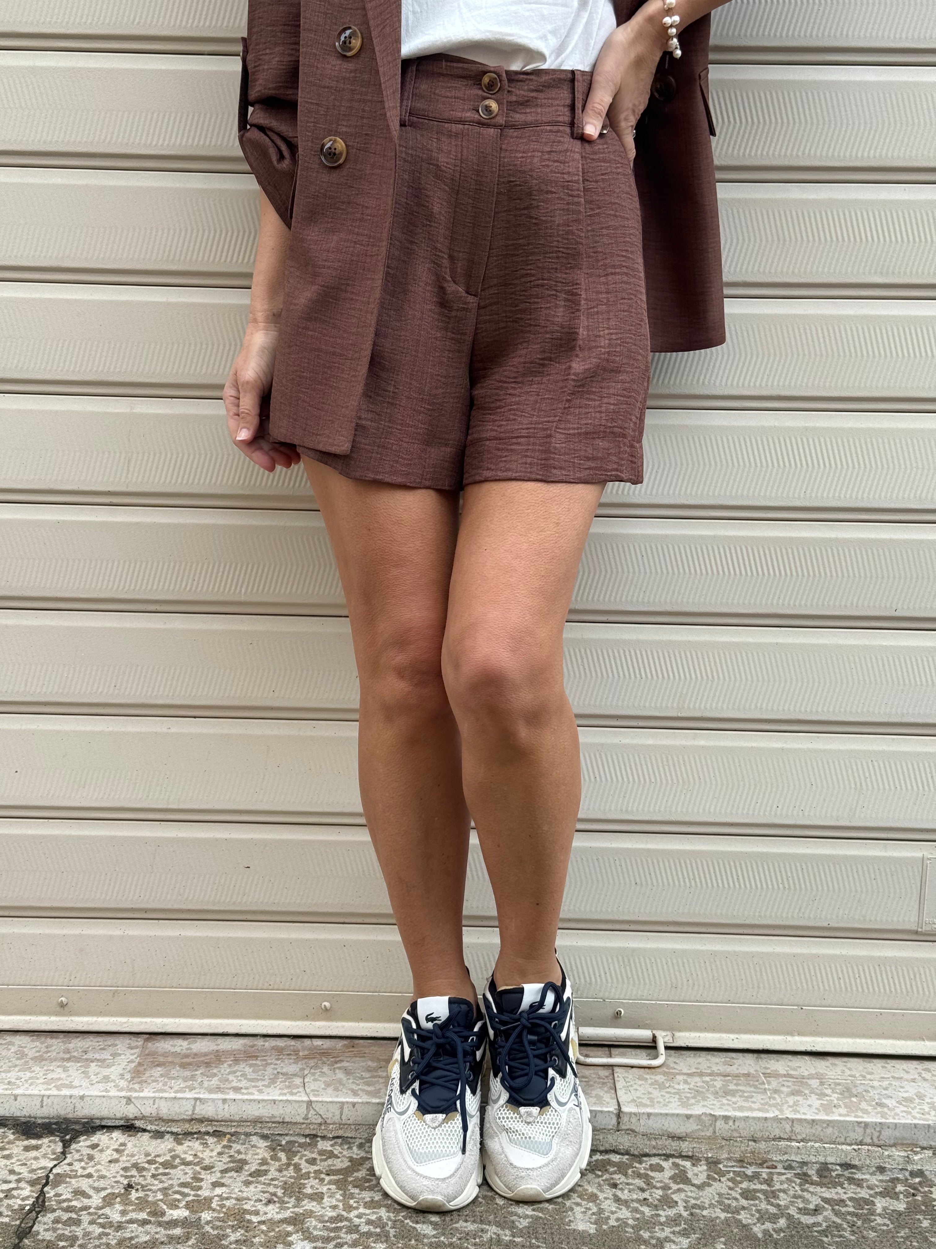 Shorts due bottoni artigli