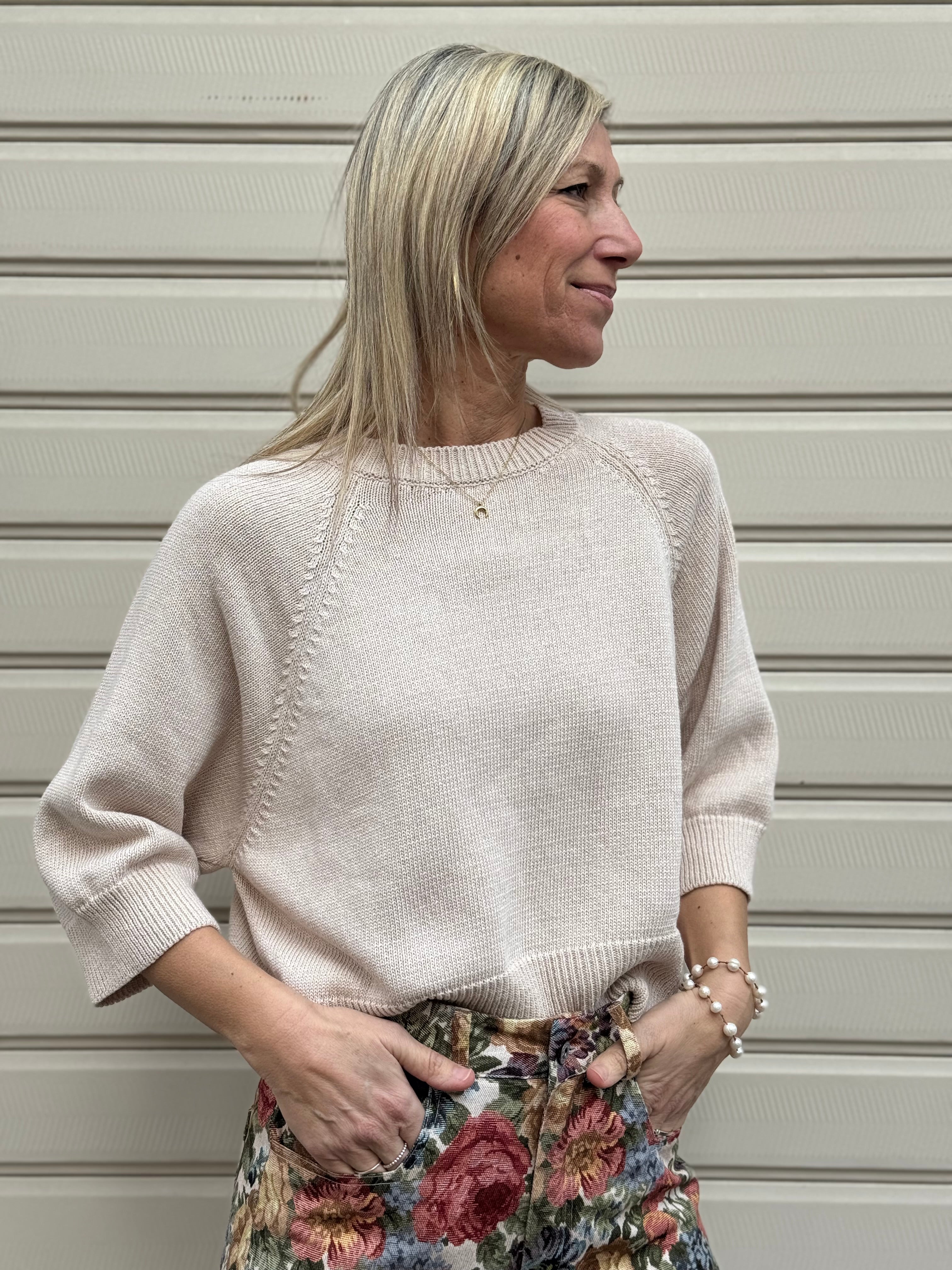 Girocollo manica 3/4 adora