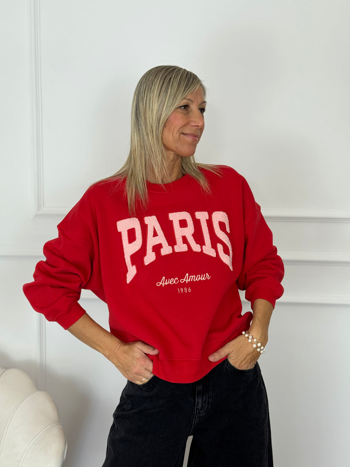 Felpa paris over jdy