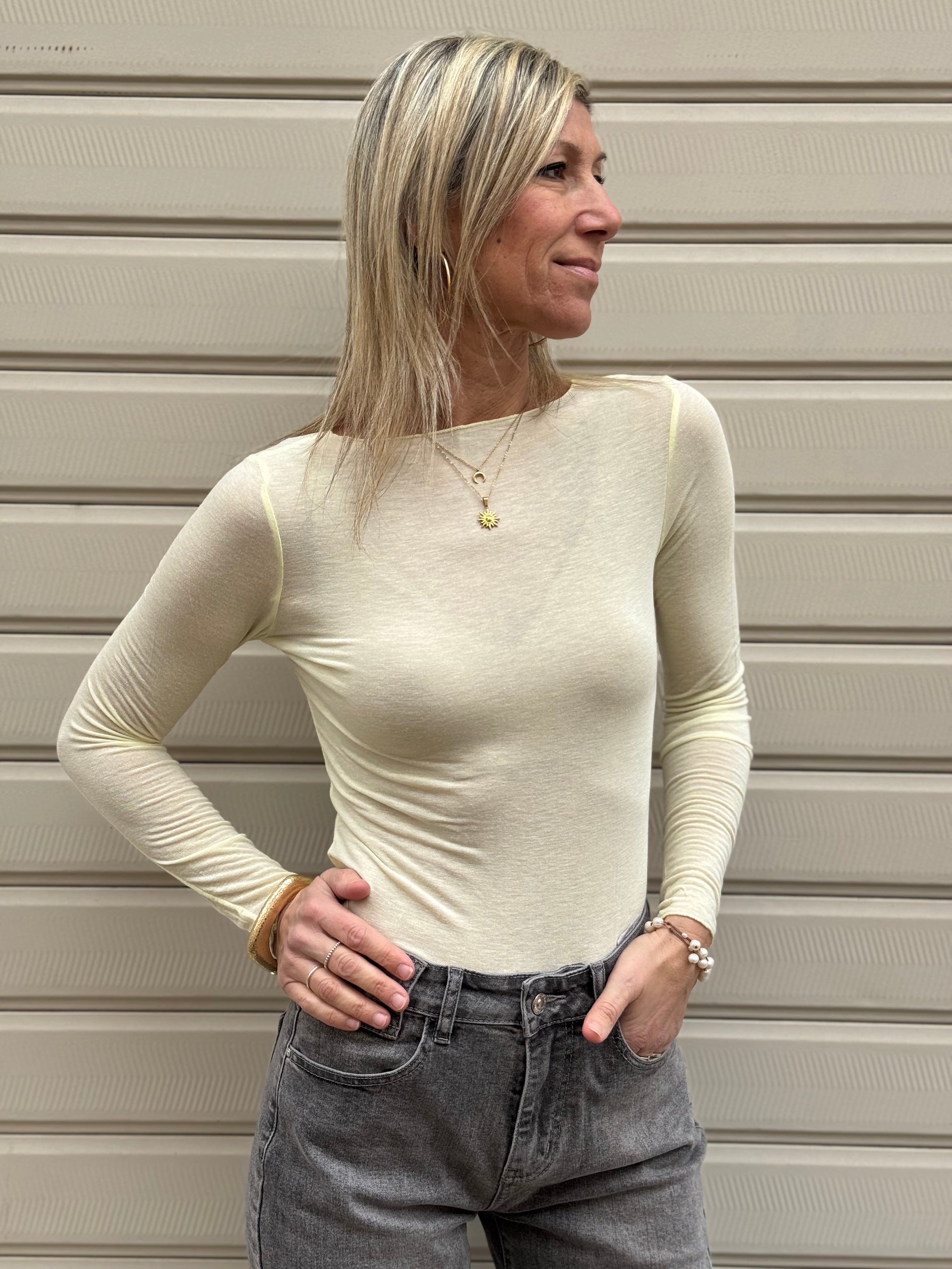 Scollo barca cashmere Adora