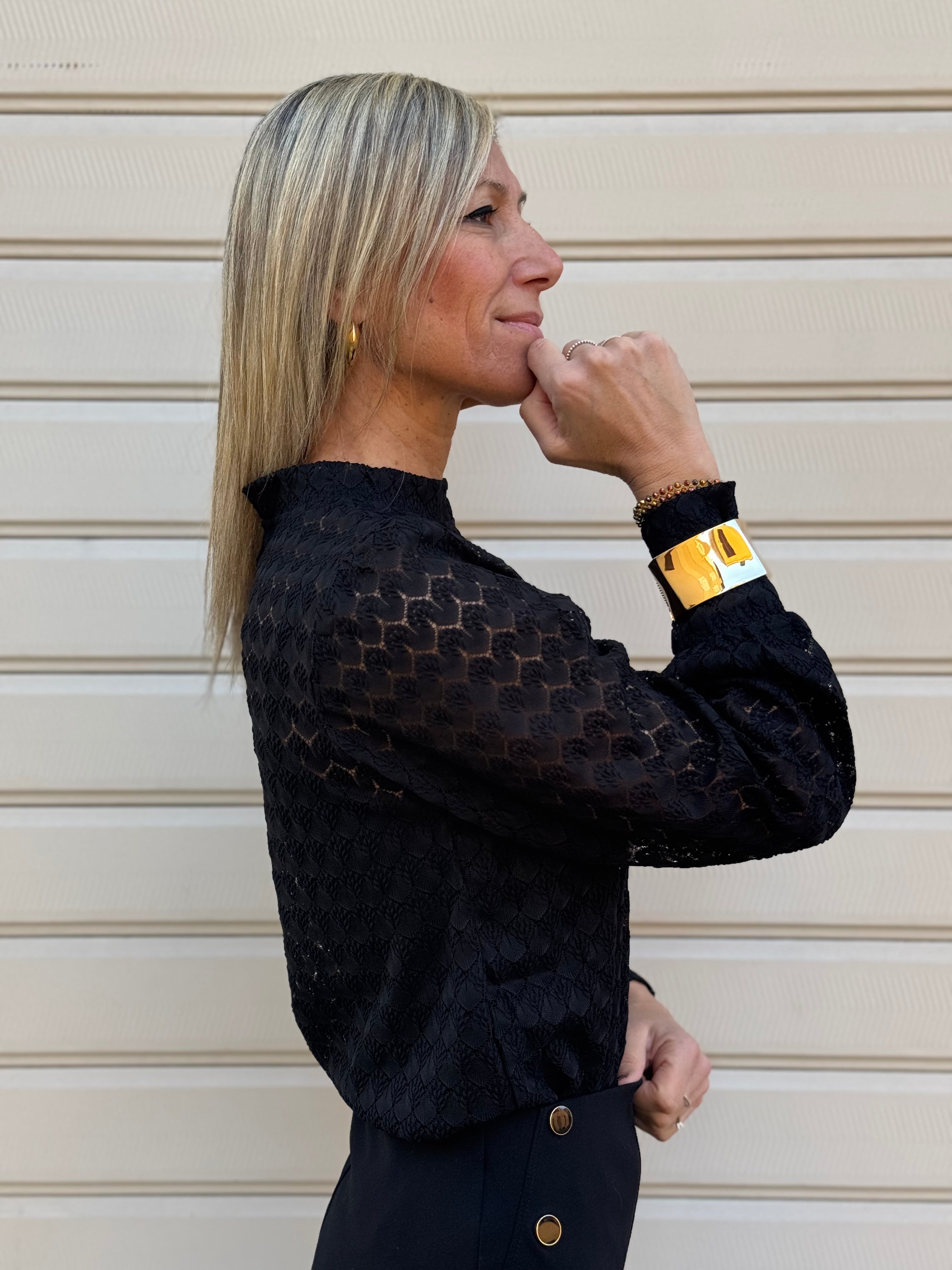 Blusa foglioline jdy