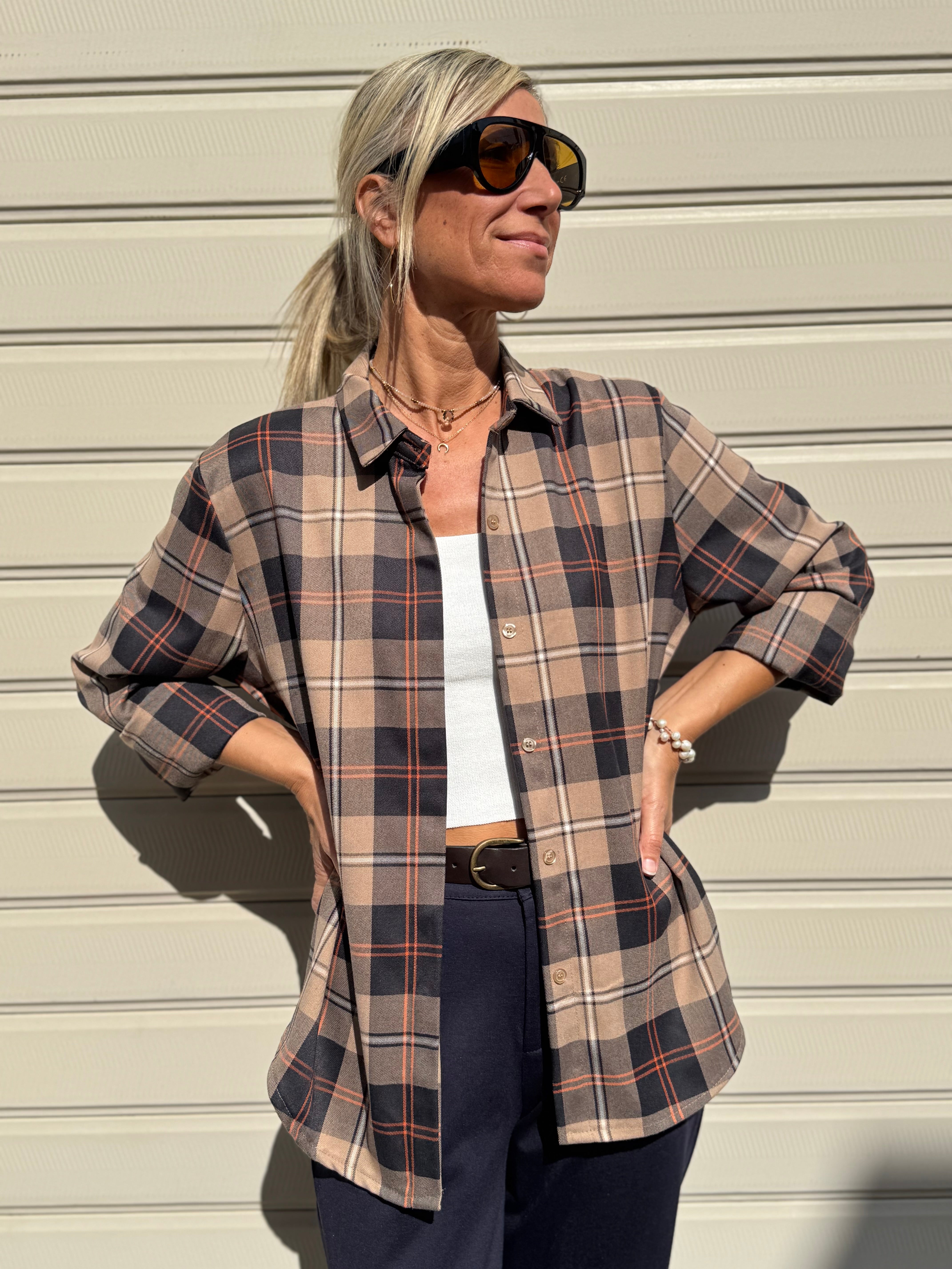 Camicia check Delia