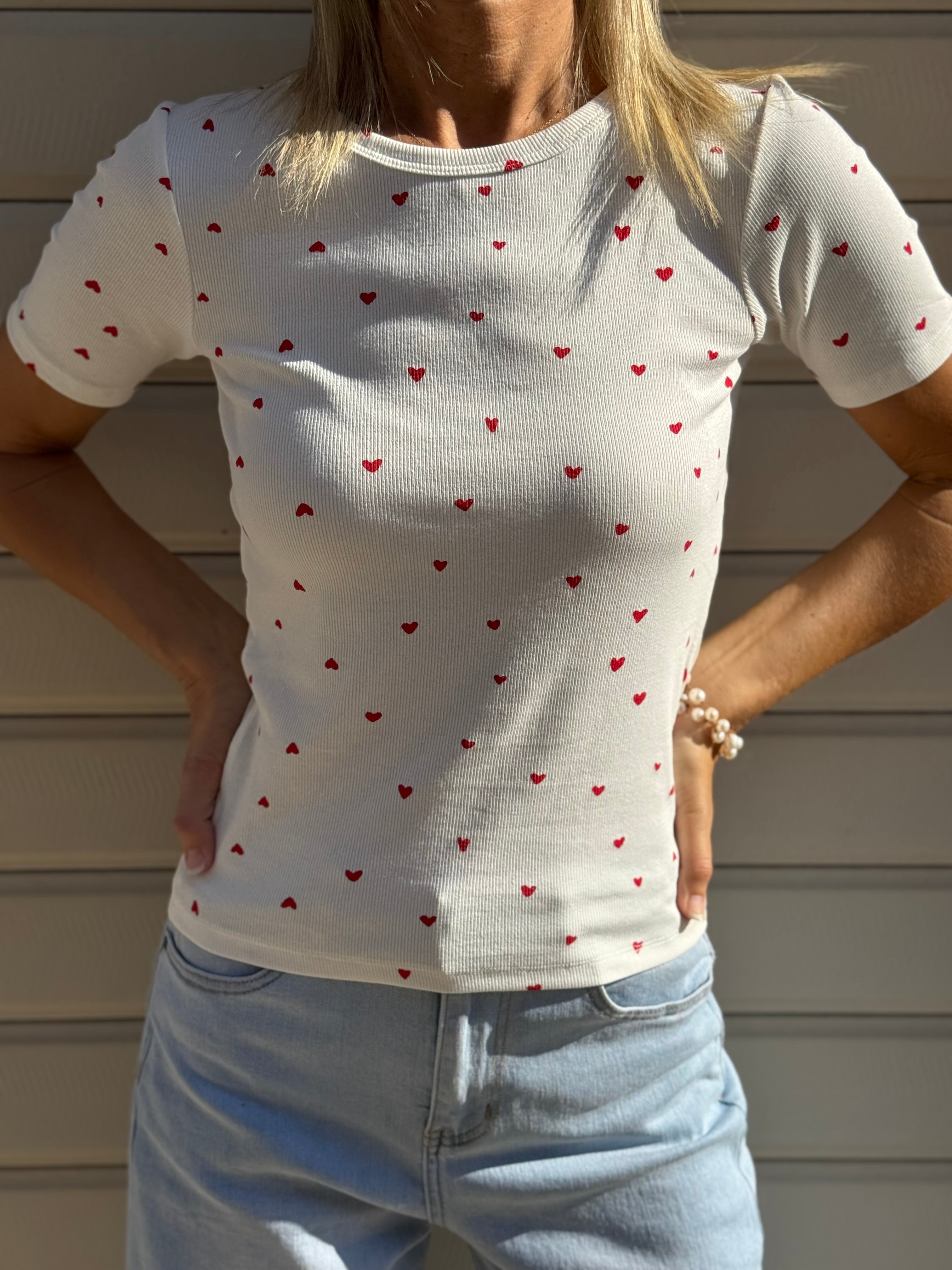 Tshirt cuori jdy