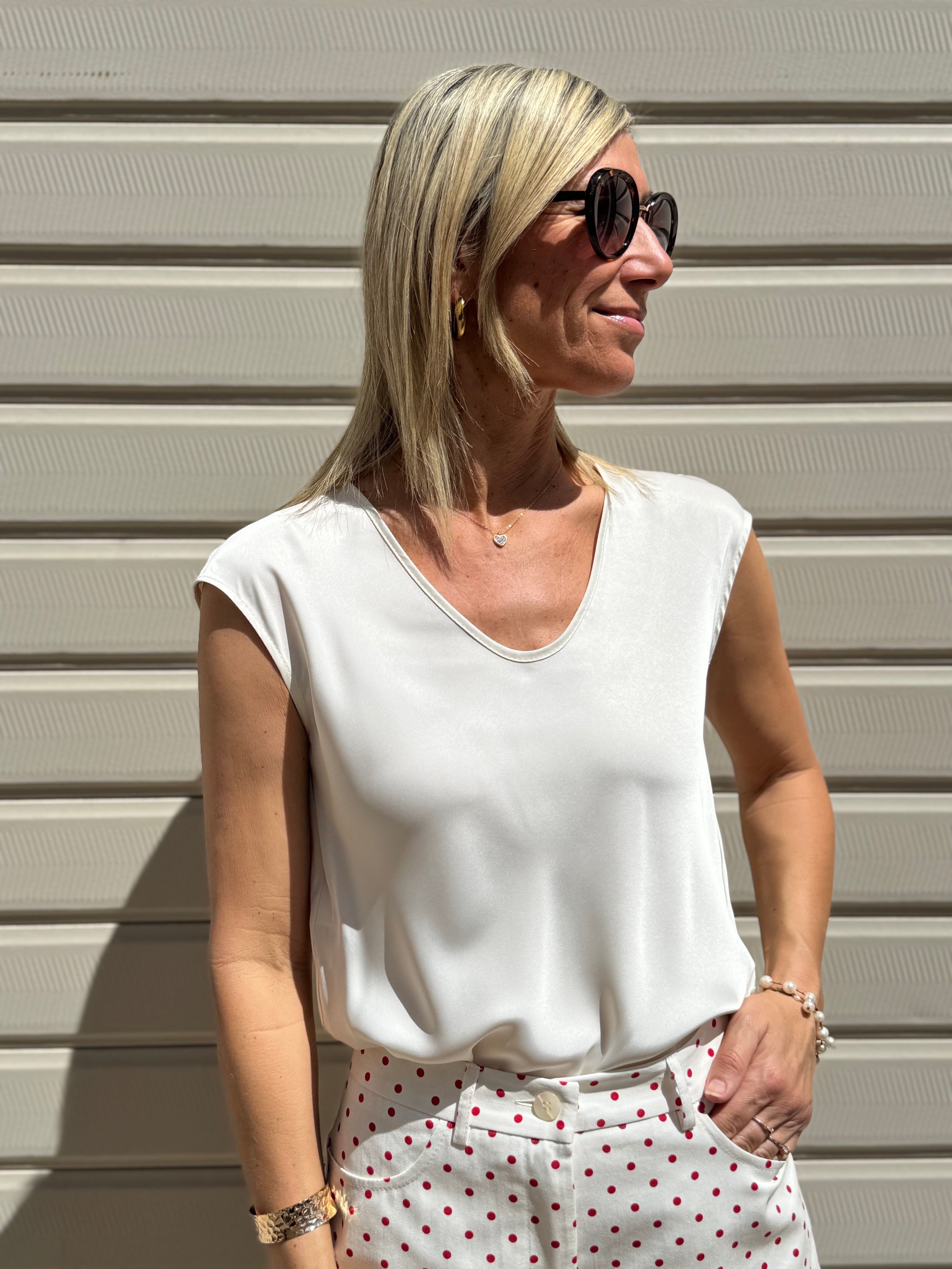 Blusa raso Imperial