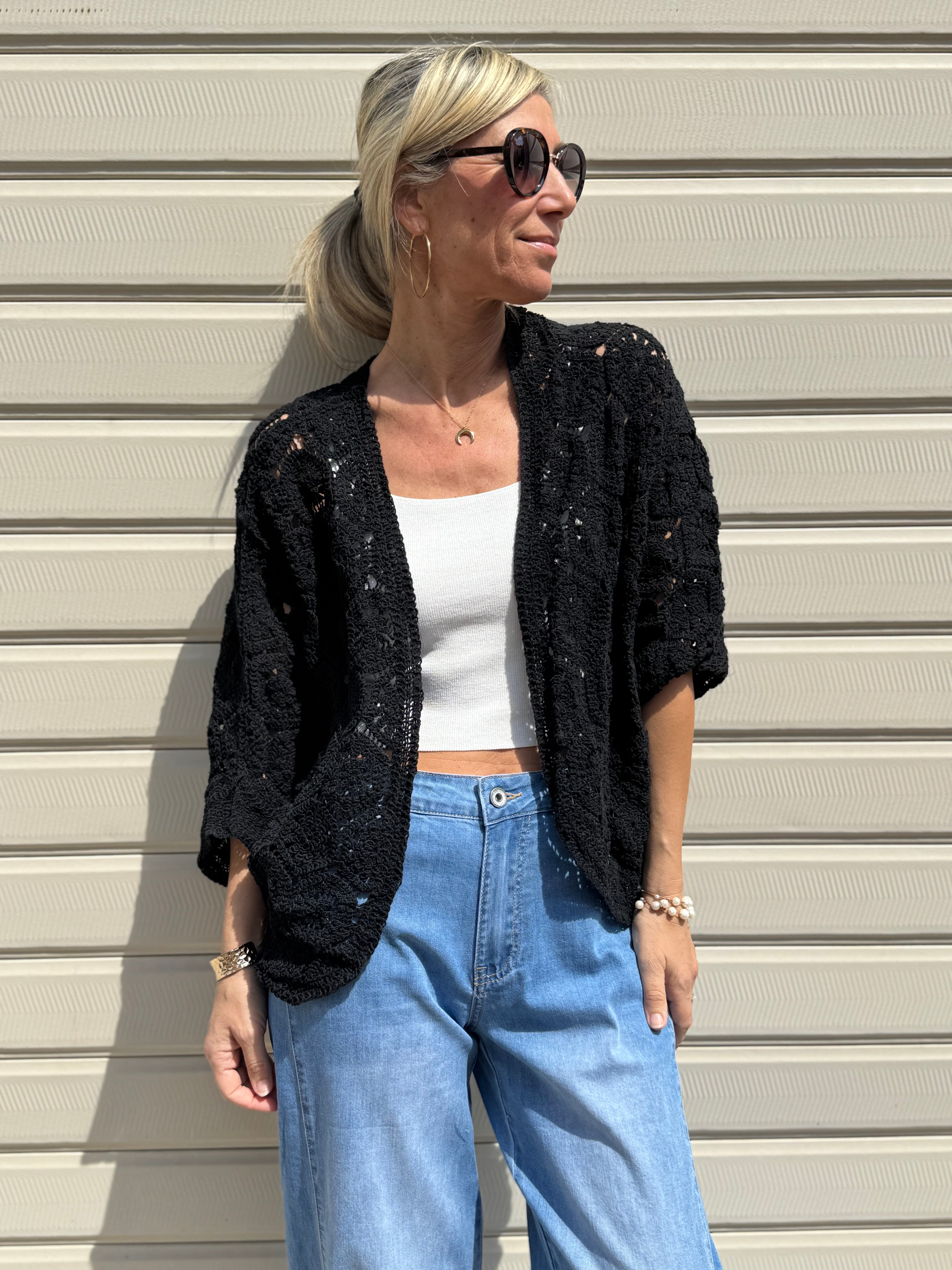 Cardigan uncinetto adora