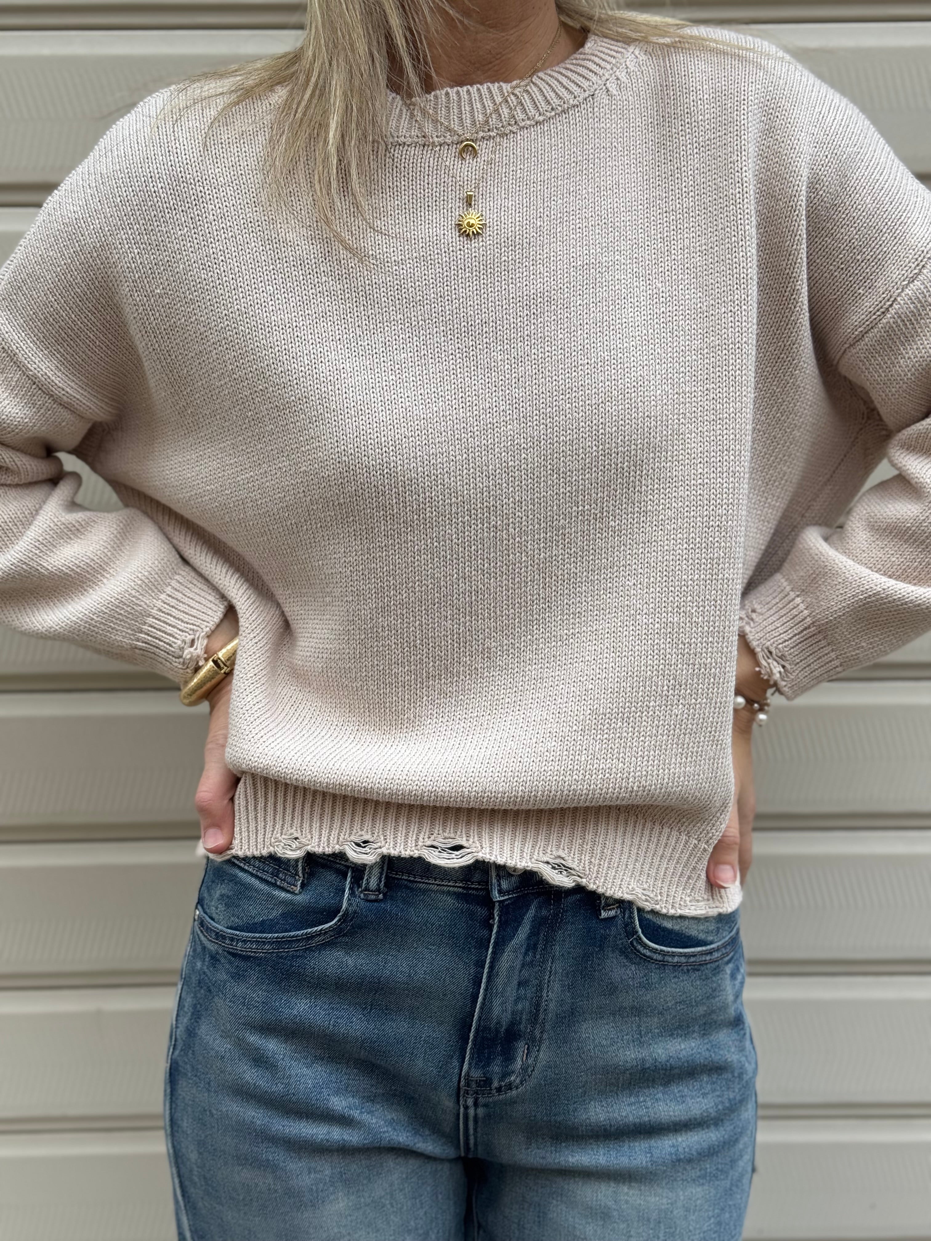 Maglia girocollo cotone Adora