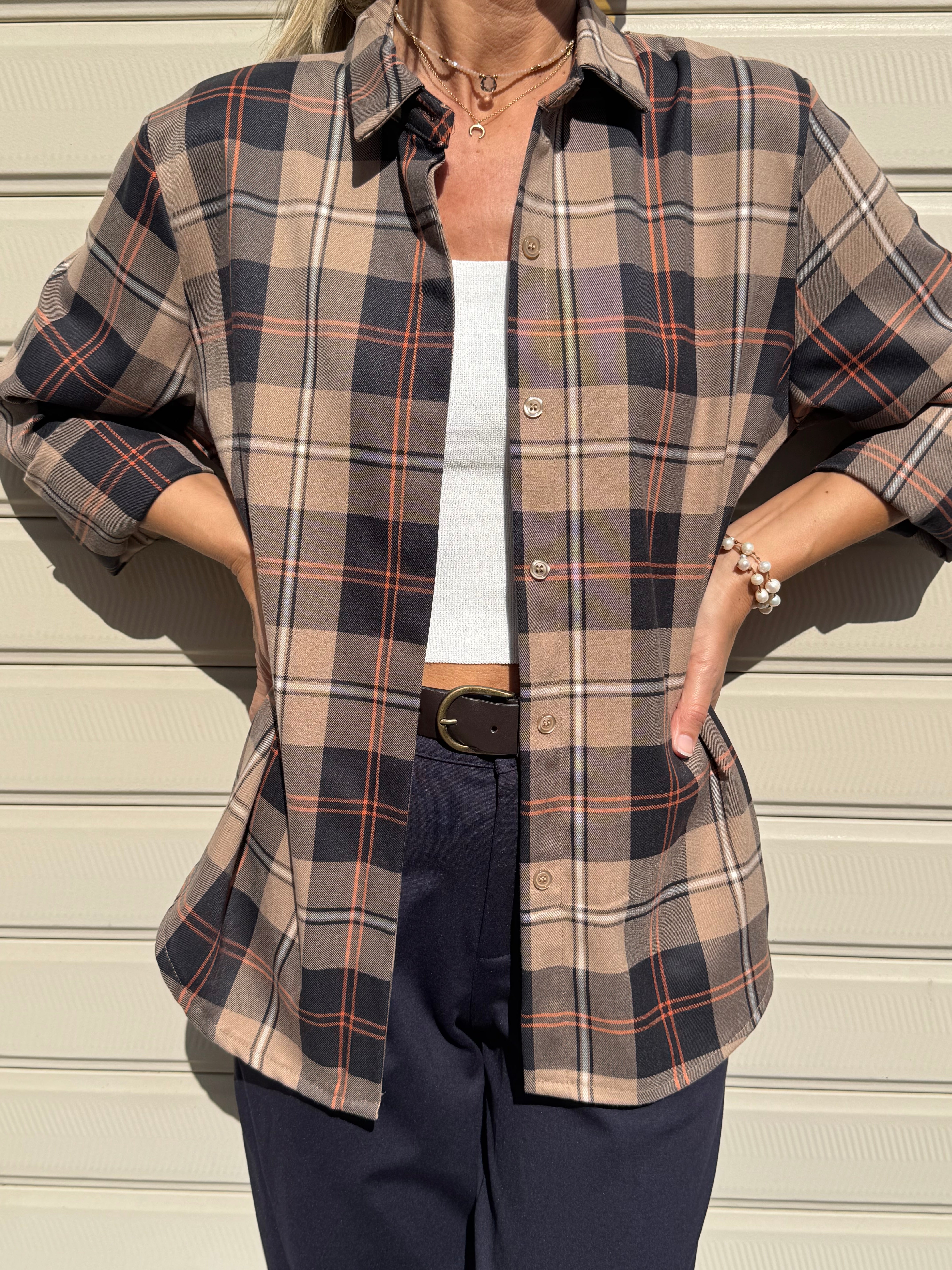 Camicia check Delia