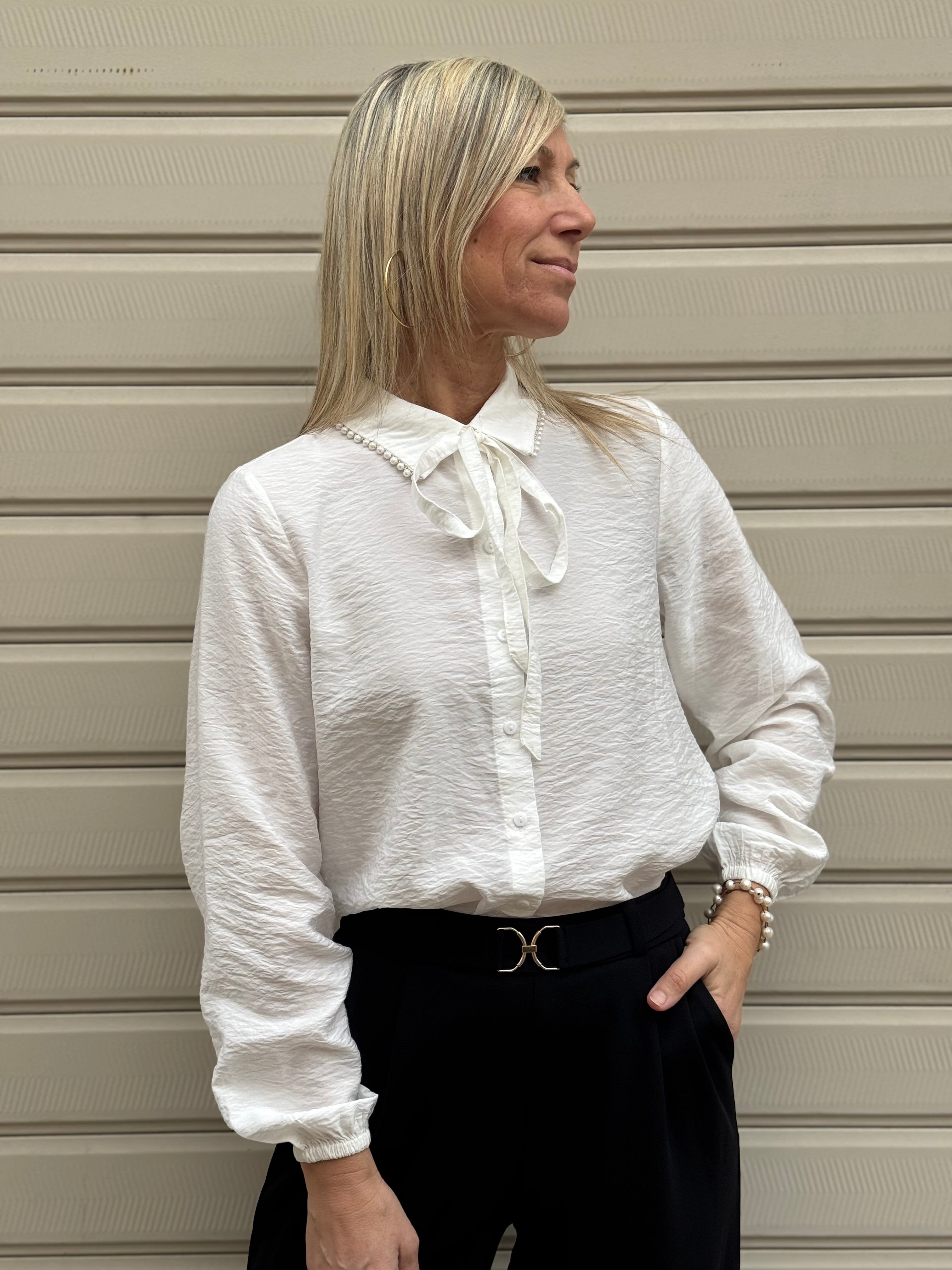 Camicia colletto perle Jdy