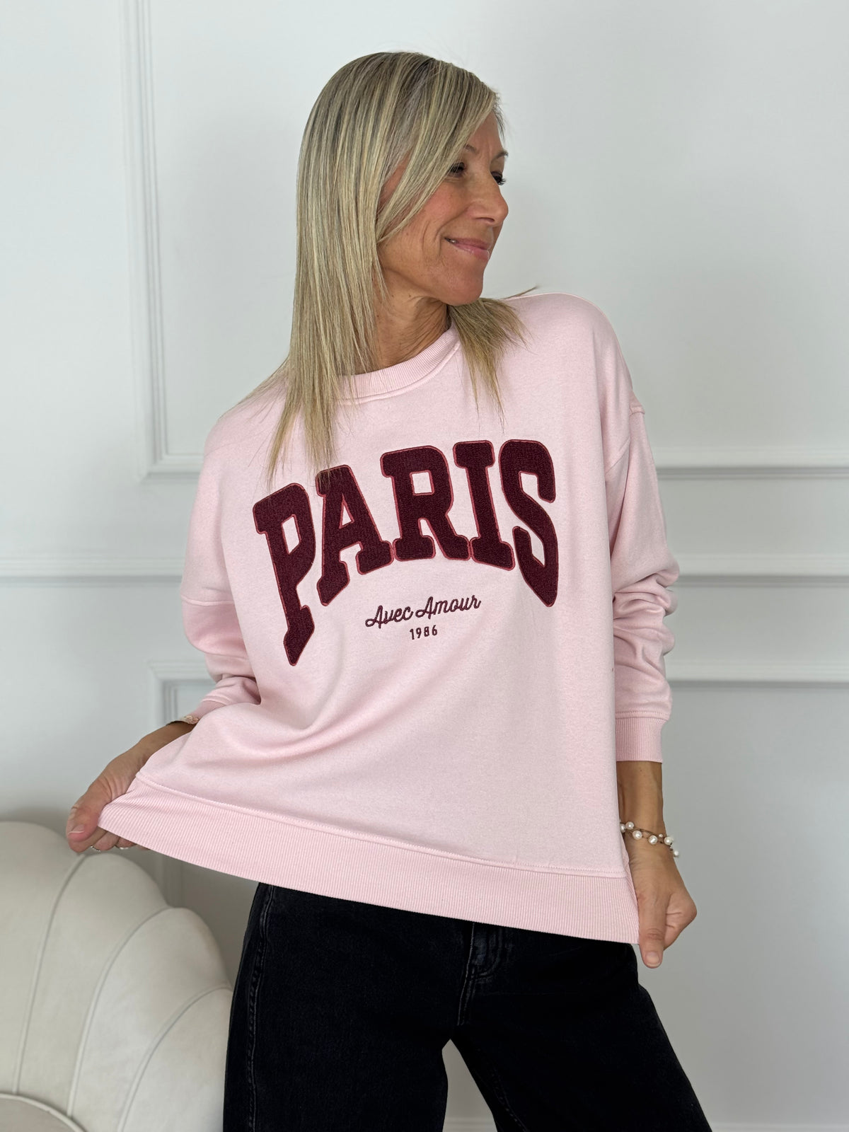 Felpa paris over jdy