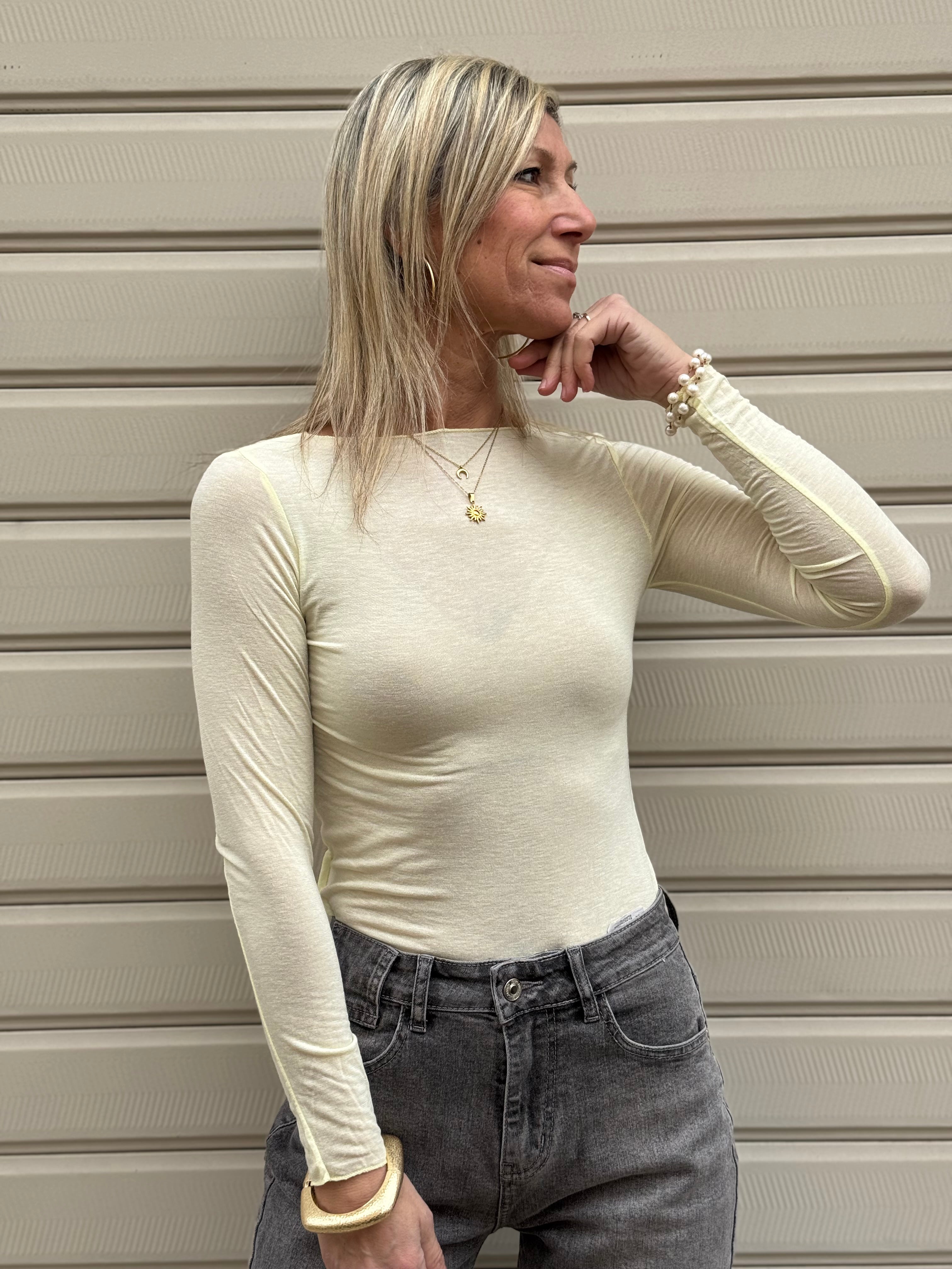 Scollo barca cashmere Adora