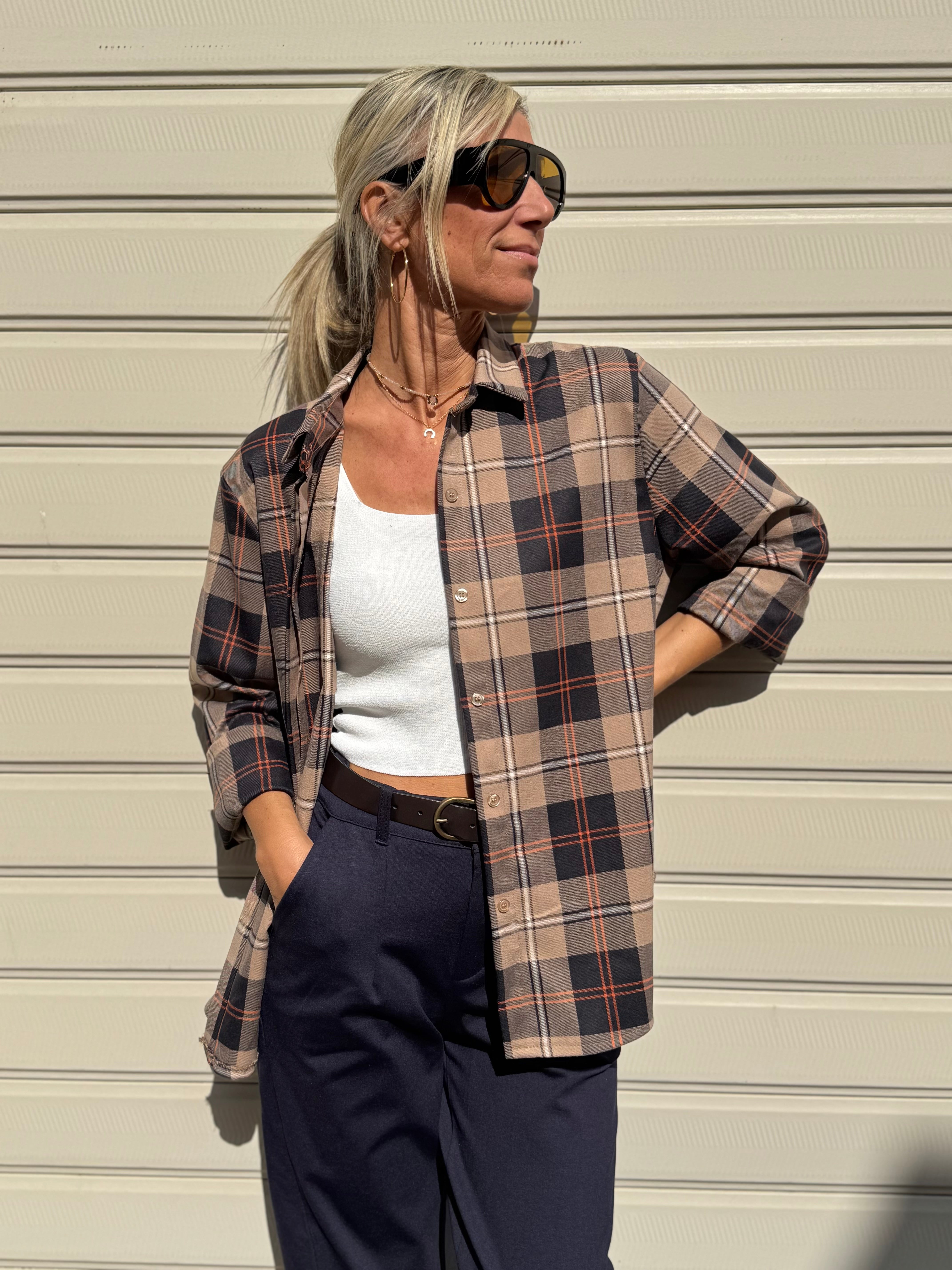Camicia check Delia