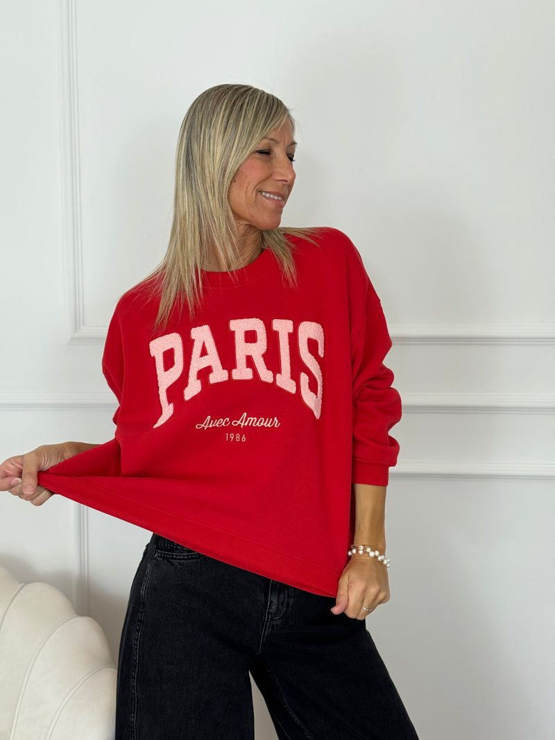 Felpa paris over jdy