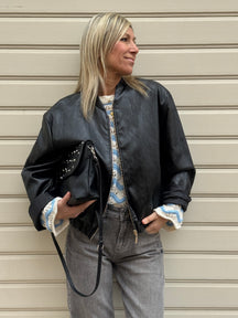 Bomber ecopelle over Adora