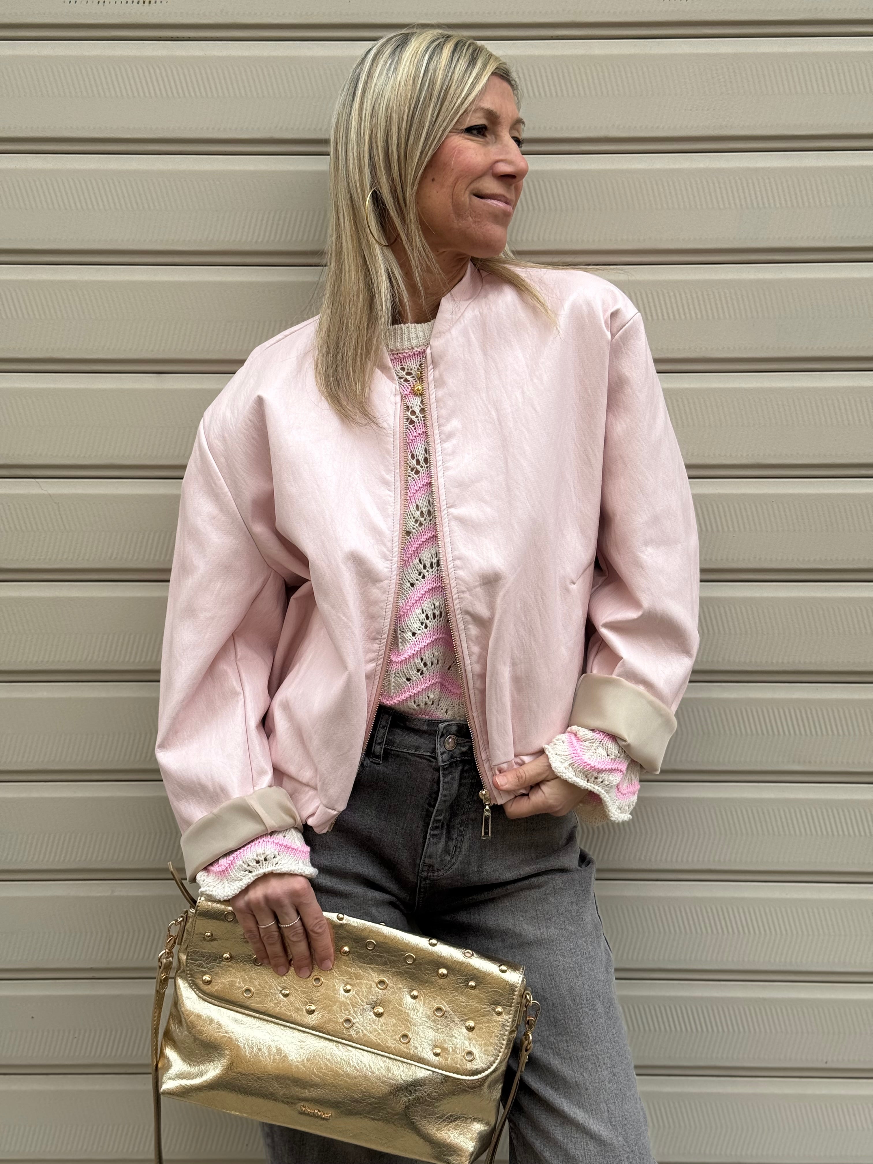 Bomber ecopelle over Adora