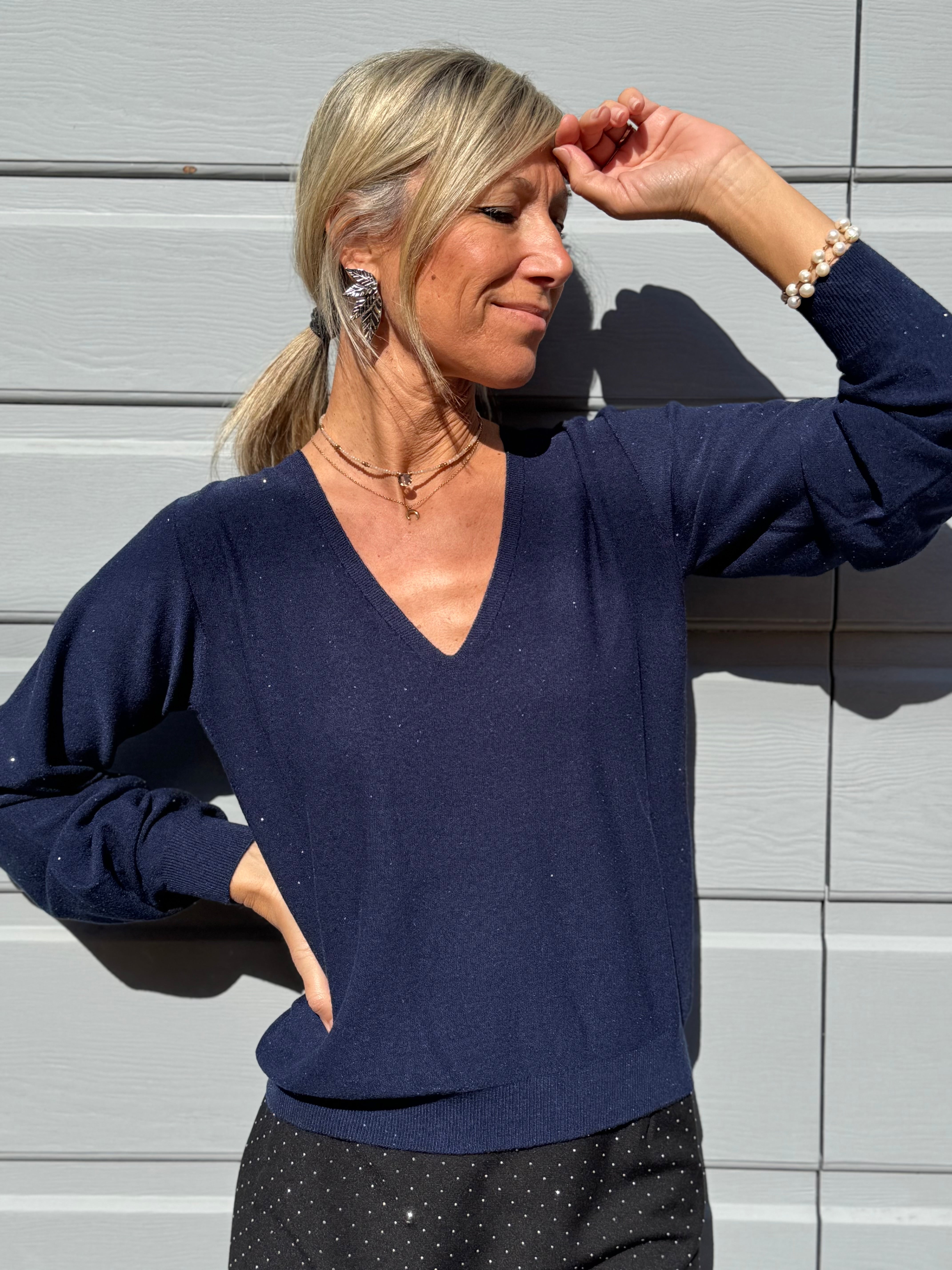 Scollo v glitter Kontatto