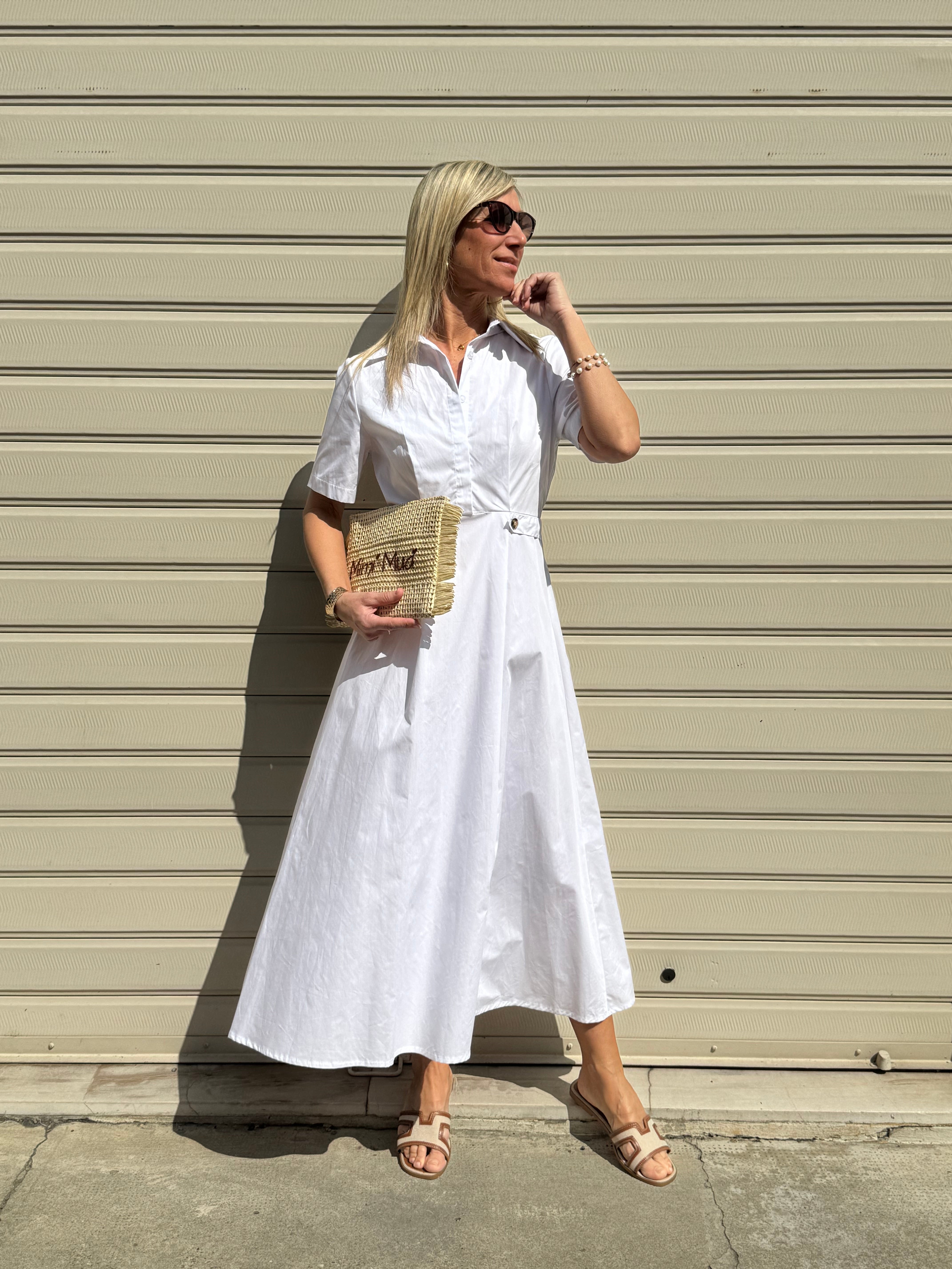 Abito lungo cotone mimi’