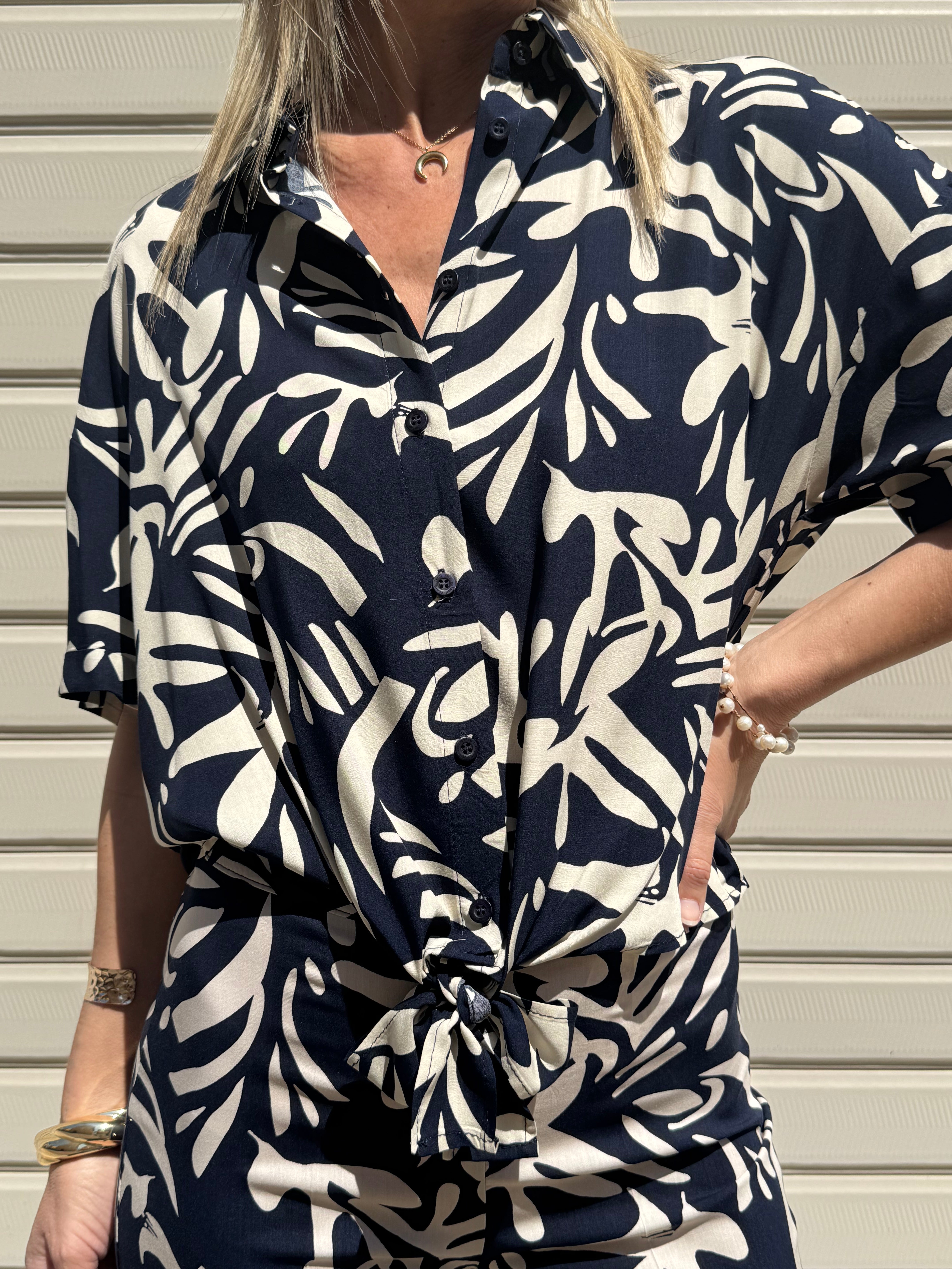 Camicia nodo fantasia artigli
