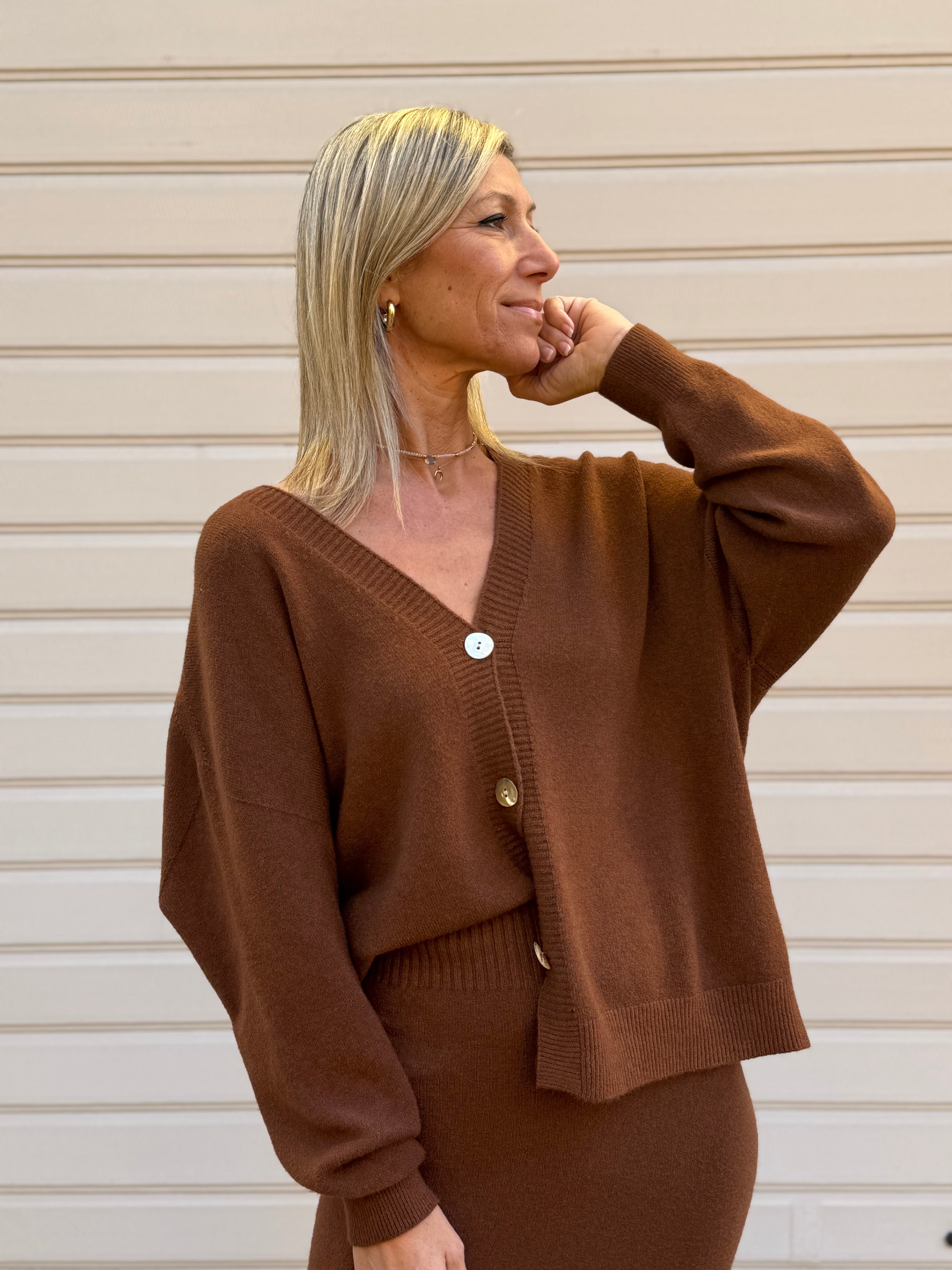 Cardigan maglia imperial