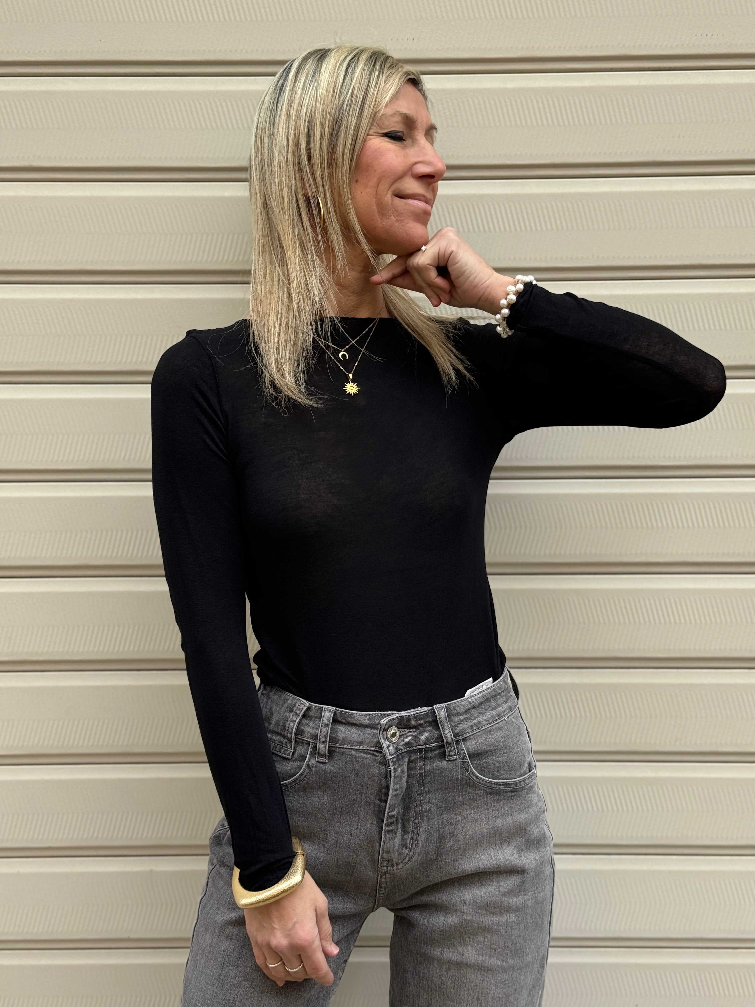 Scollo barca cashmere Adora