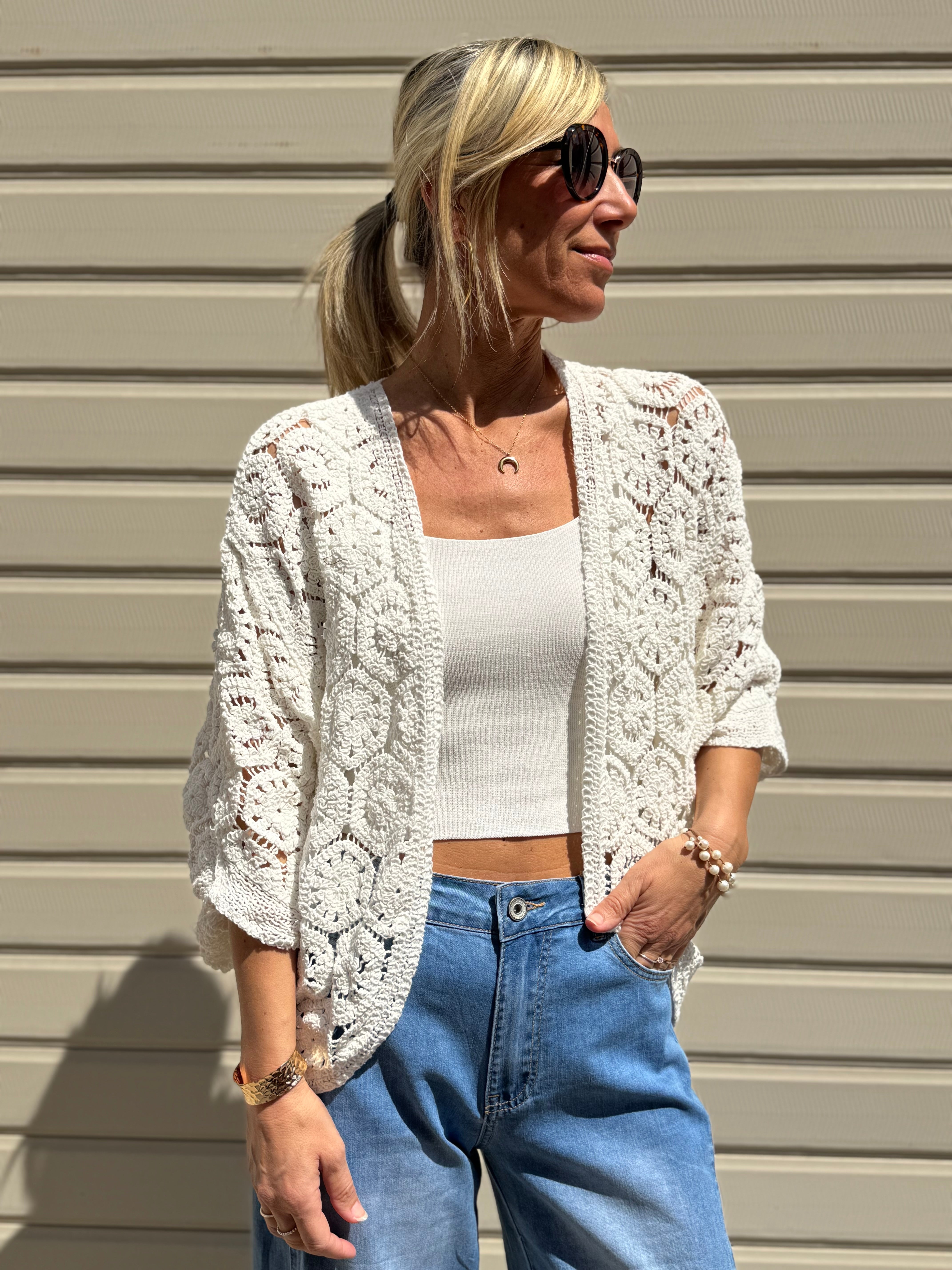 Cardigan uncinetto adora