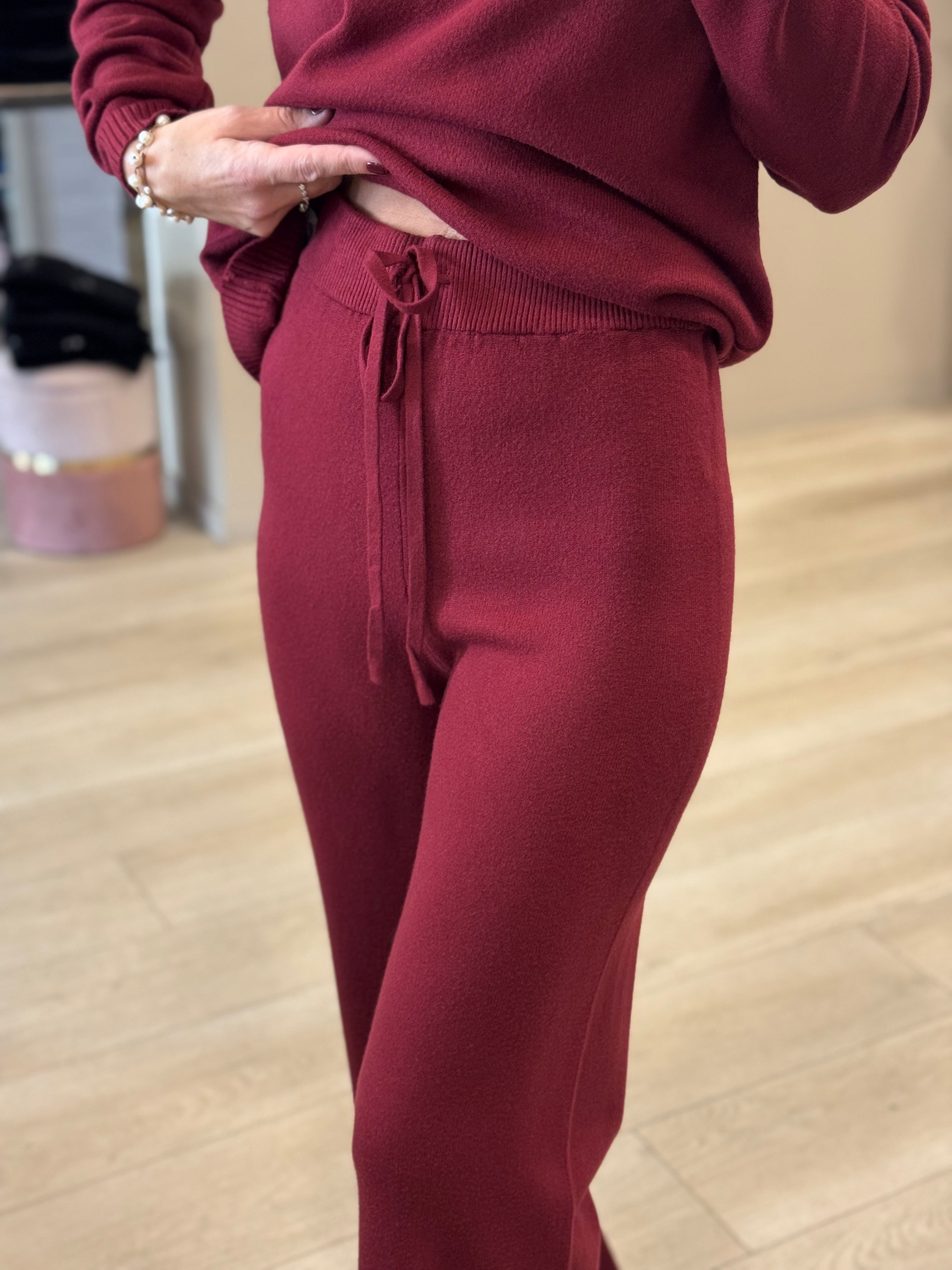 Coordinato in maglia dolcevita