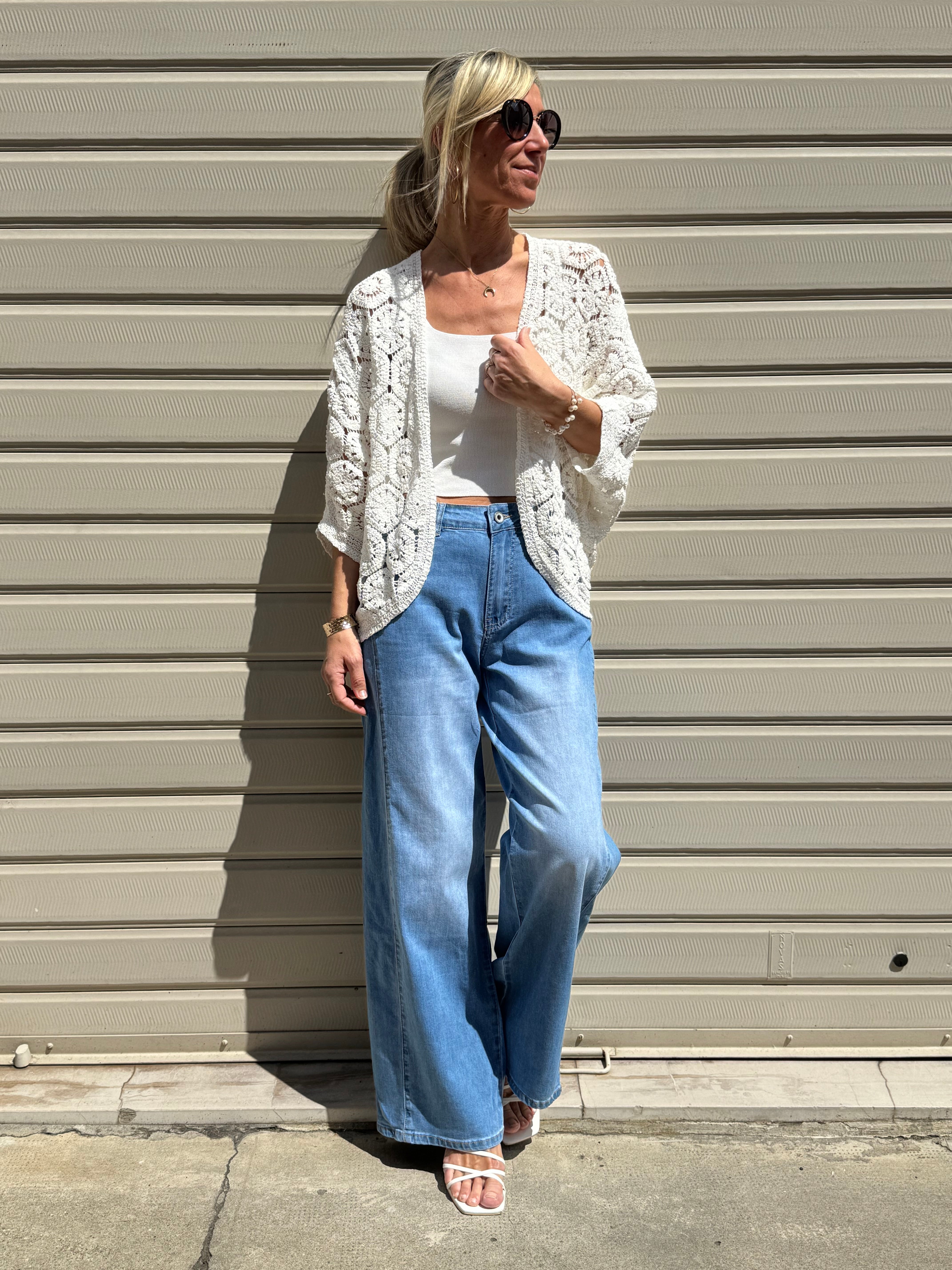 Cardigan uncinetto adora