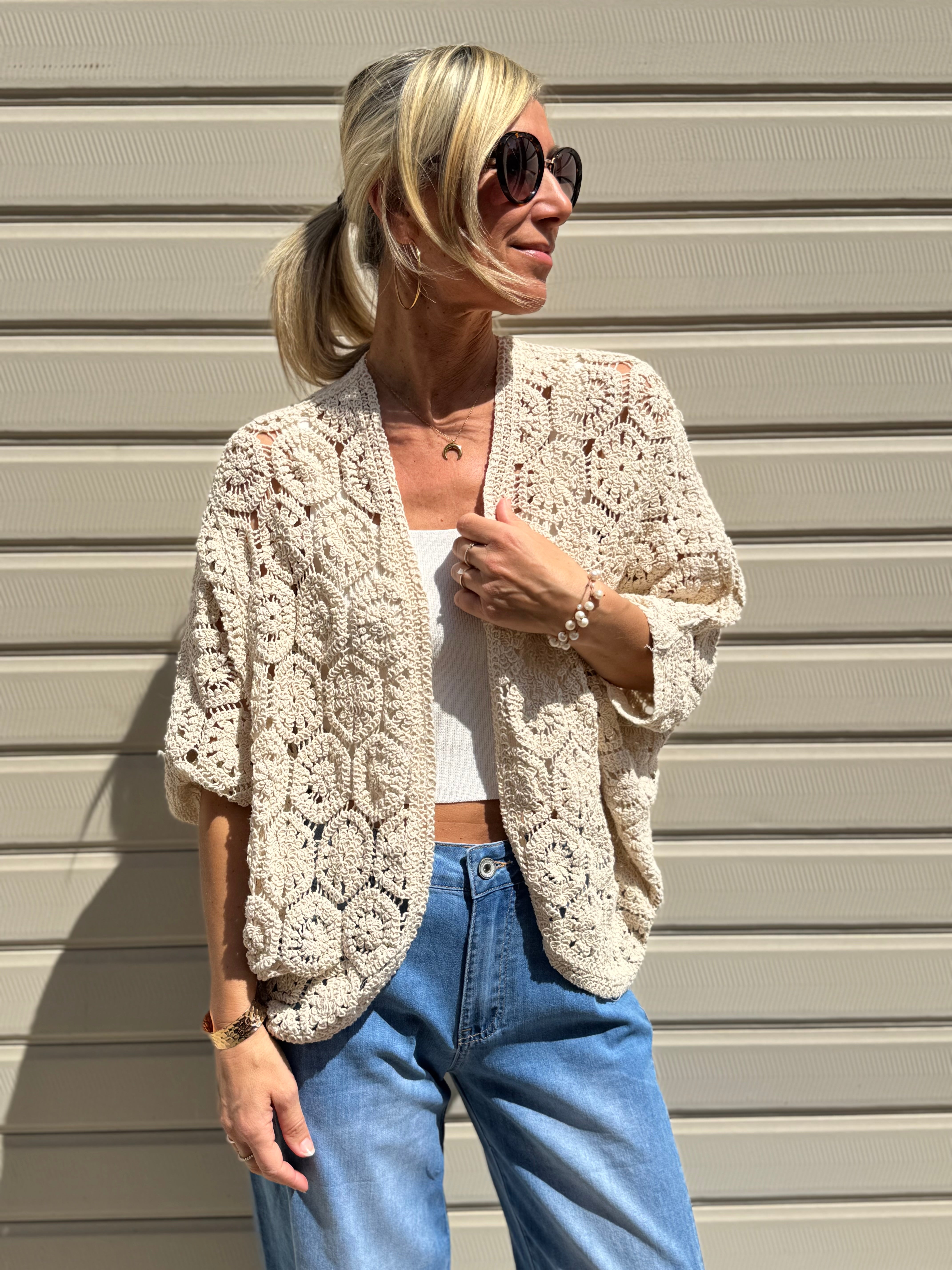 Cardigan uncinetto adora
