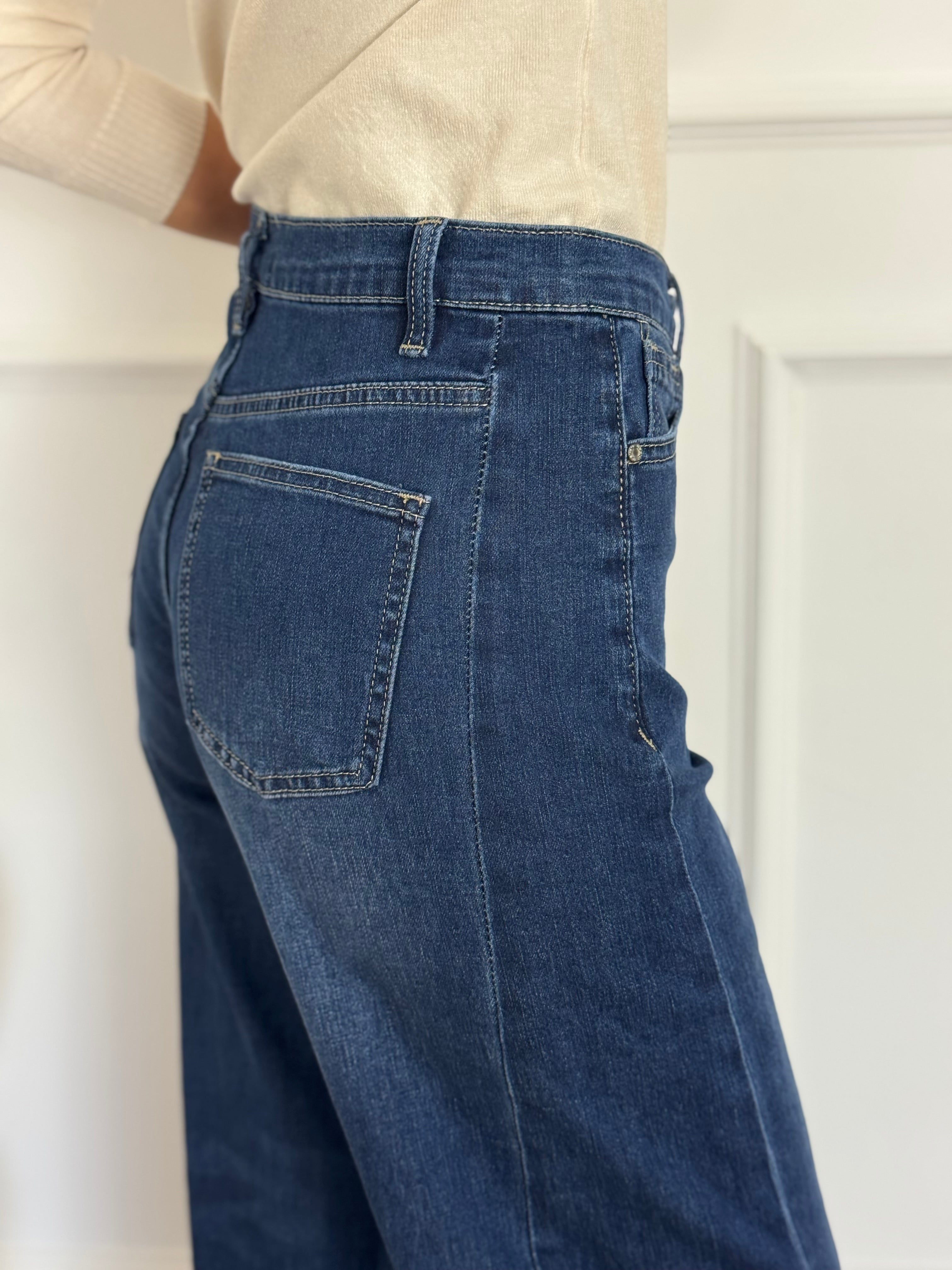 Jeans palazzo banda adora