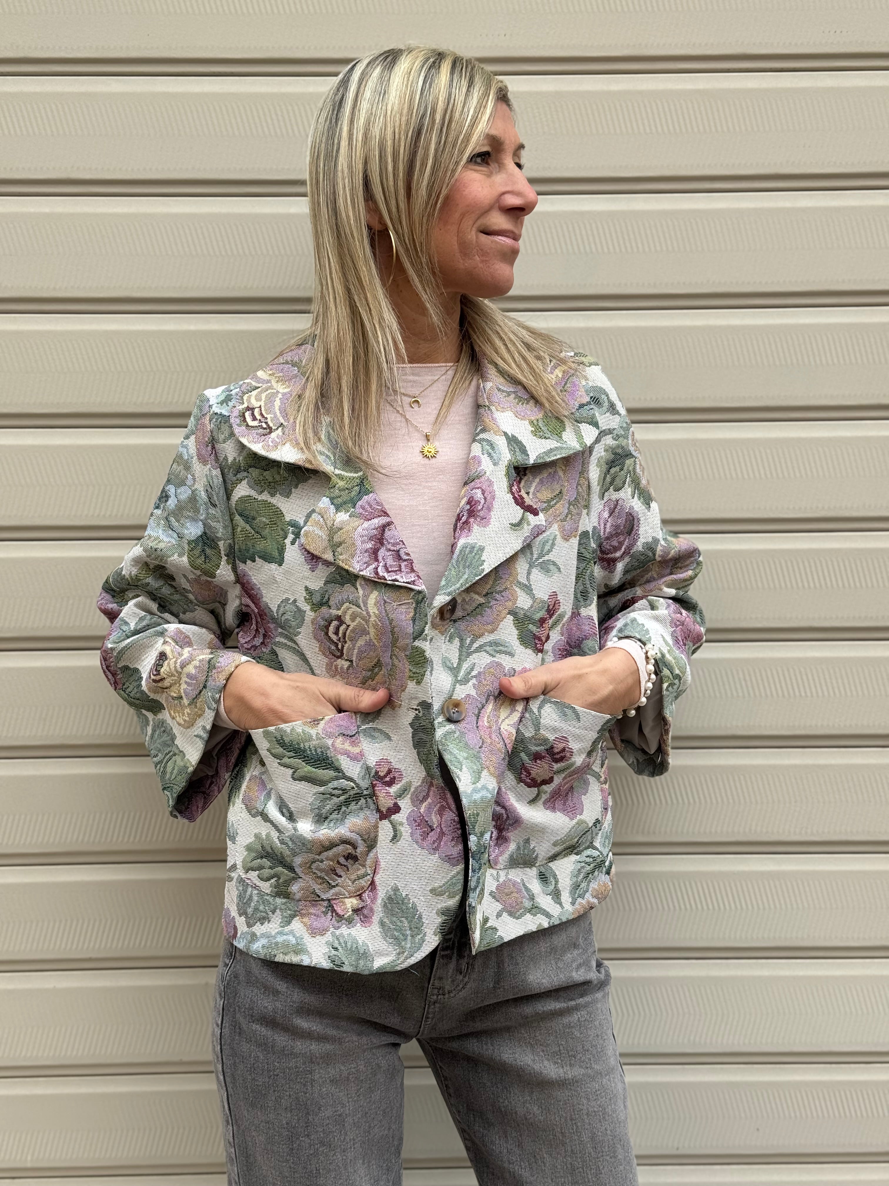 Giacca damascata adora