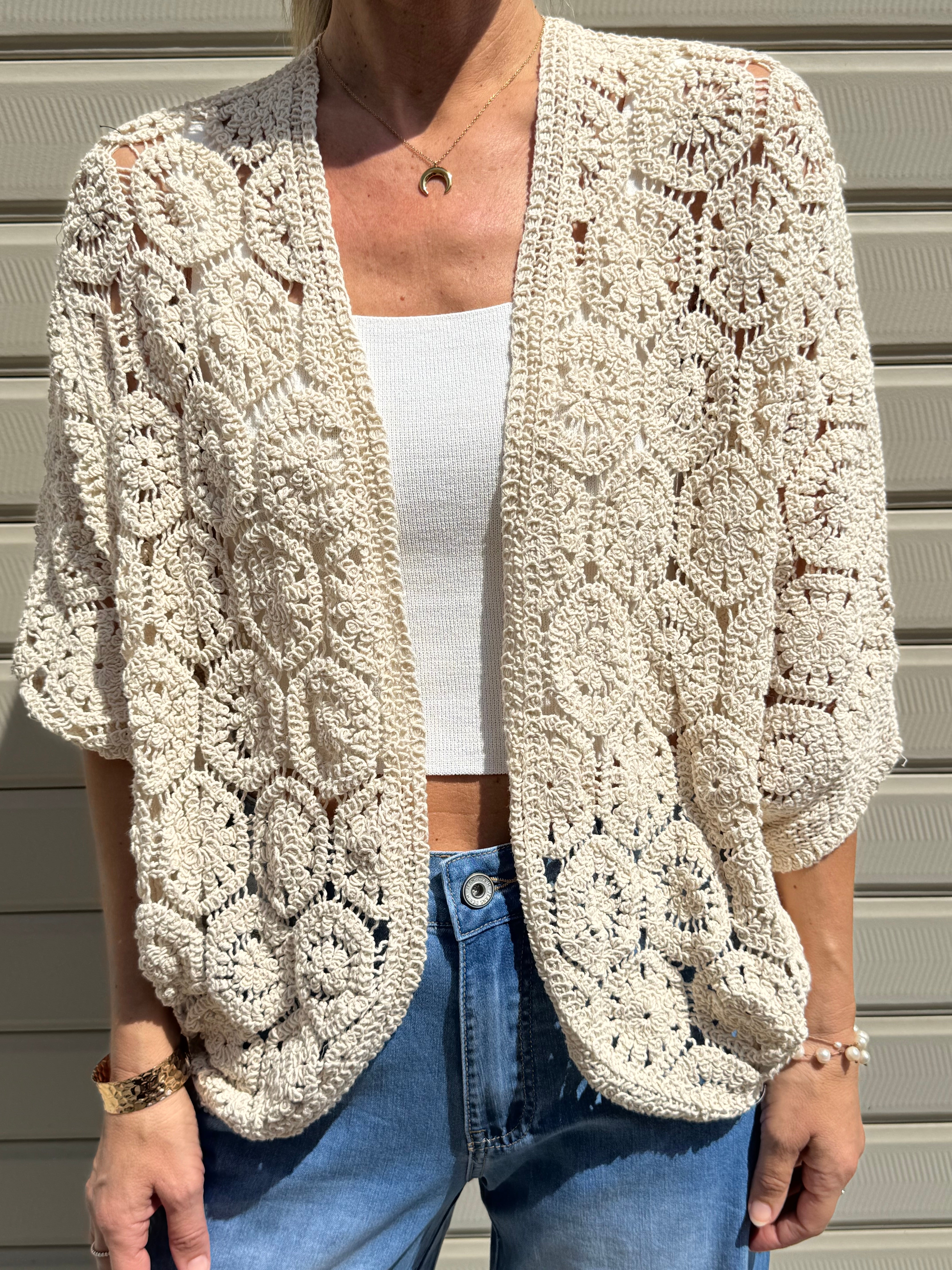 Cardigan uncinetto adora