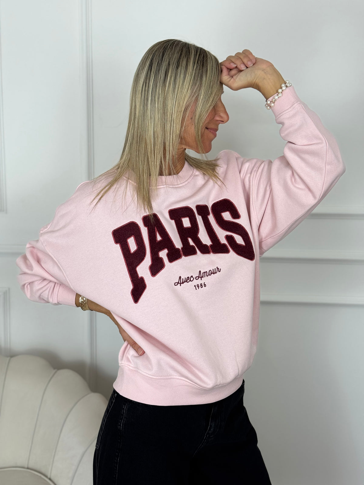 Felpa paris over jdy