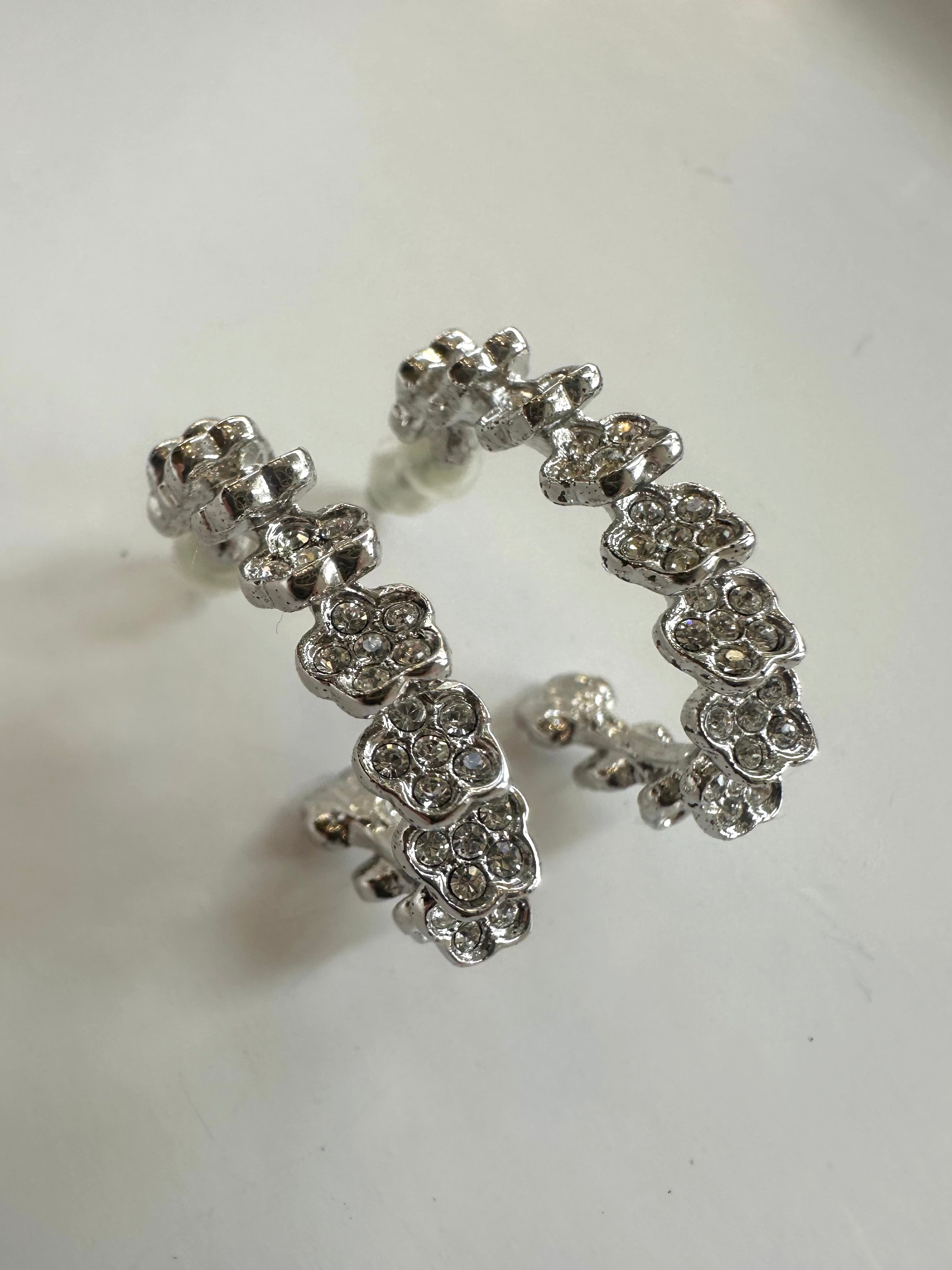 Orecchini fiorellini argento