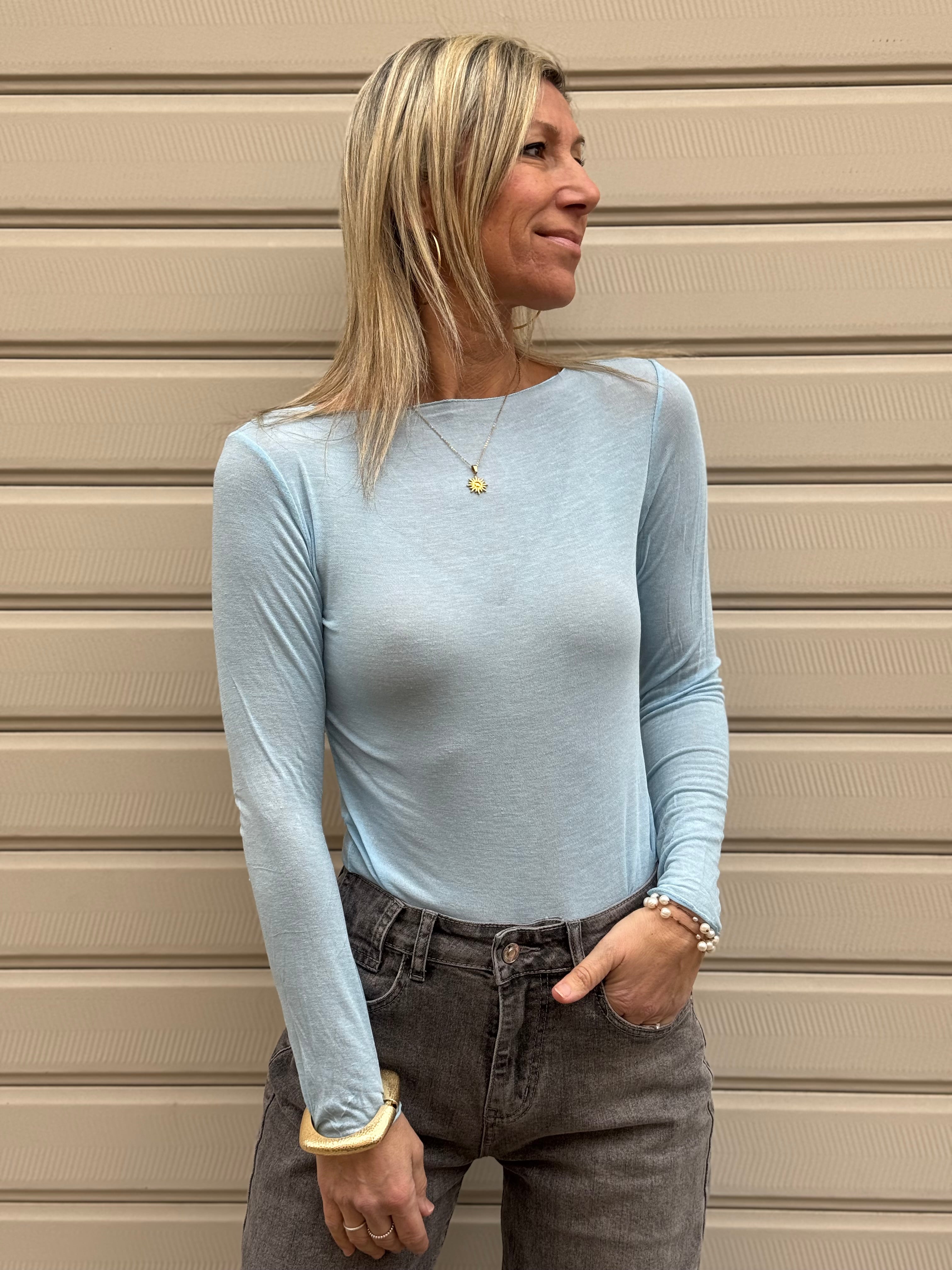 Scollo barca cashmere Adora