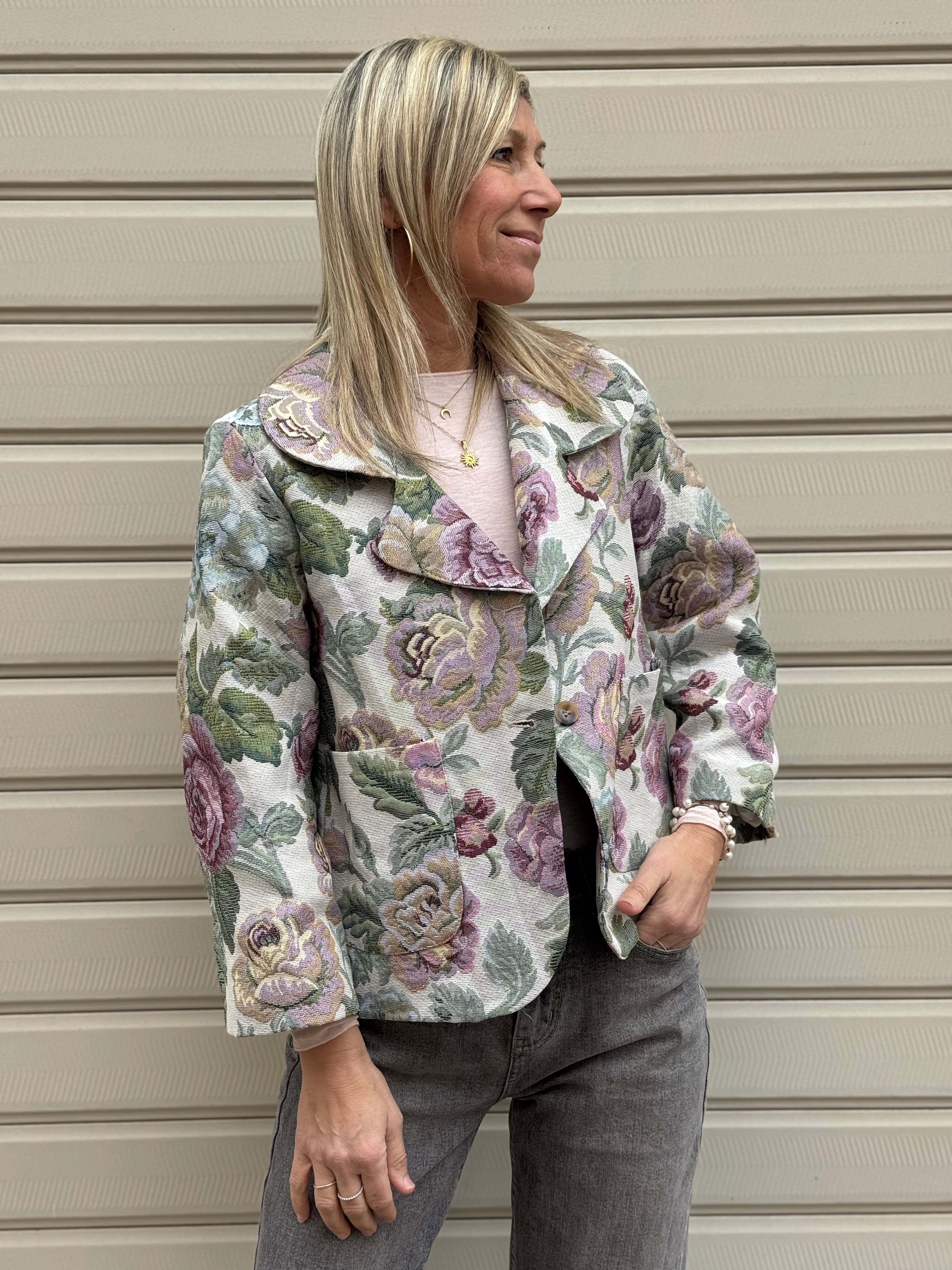 Giacca damascata adora