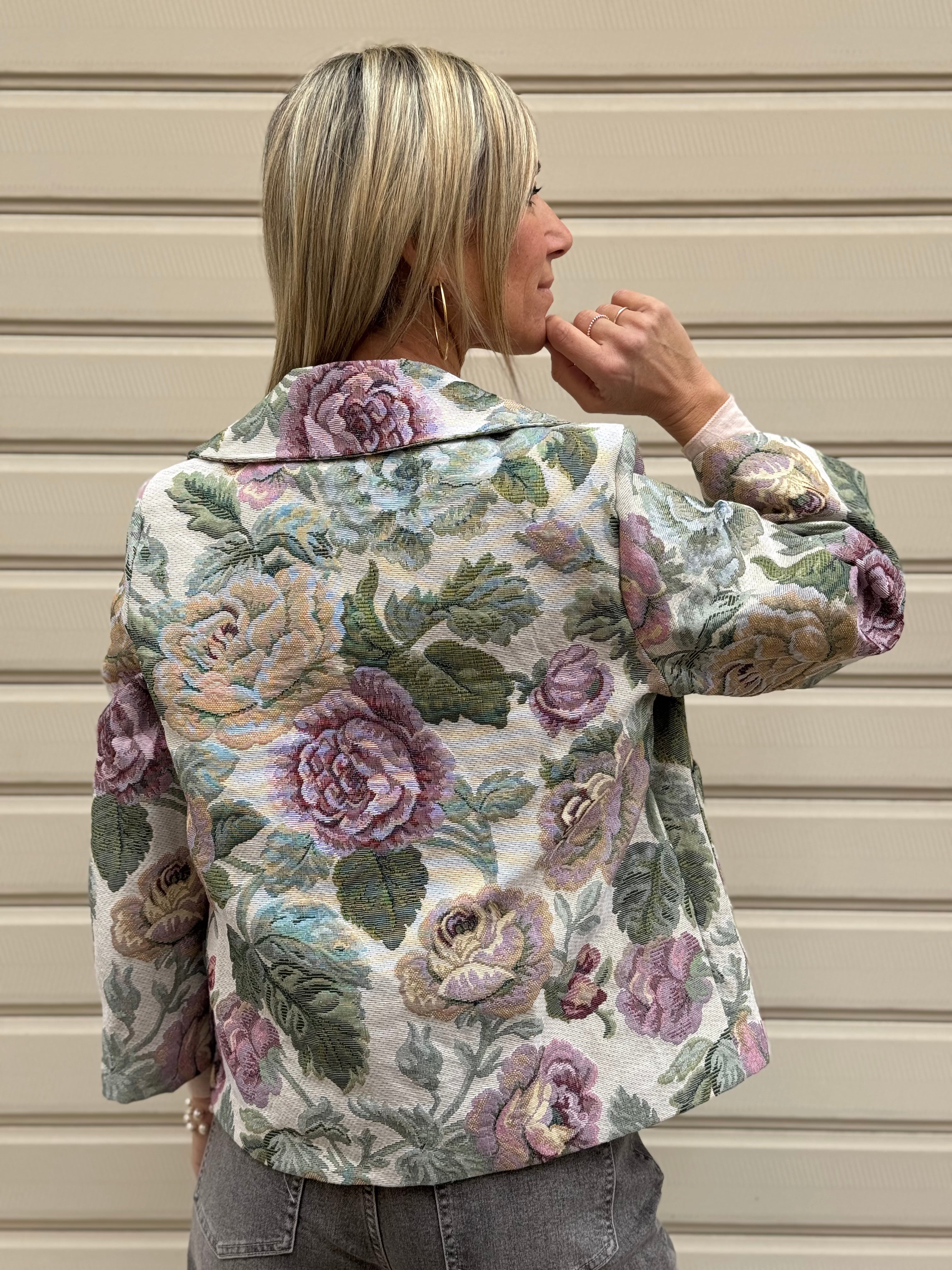 Giacca damascata adora