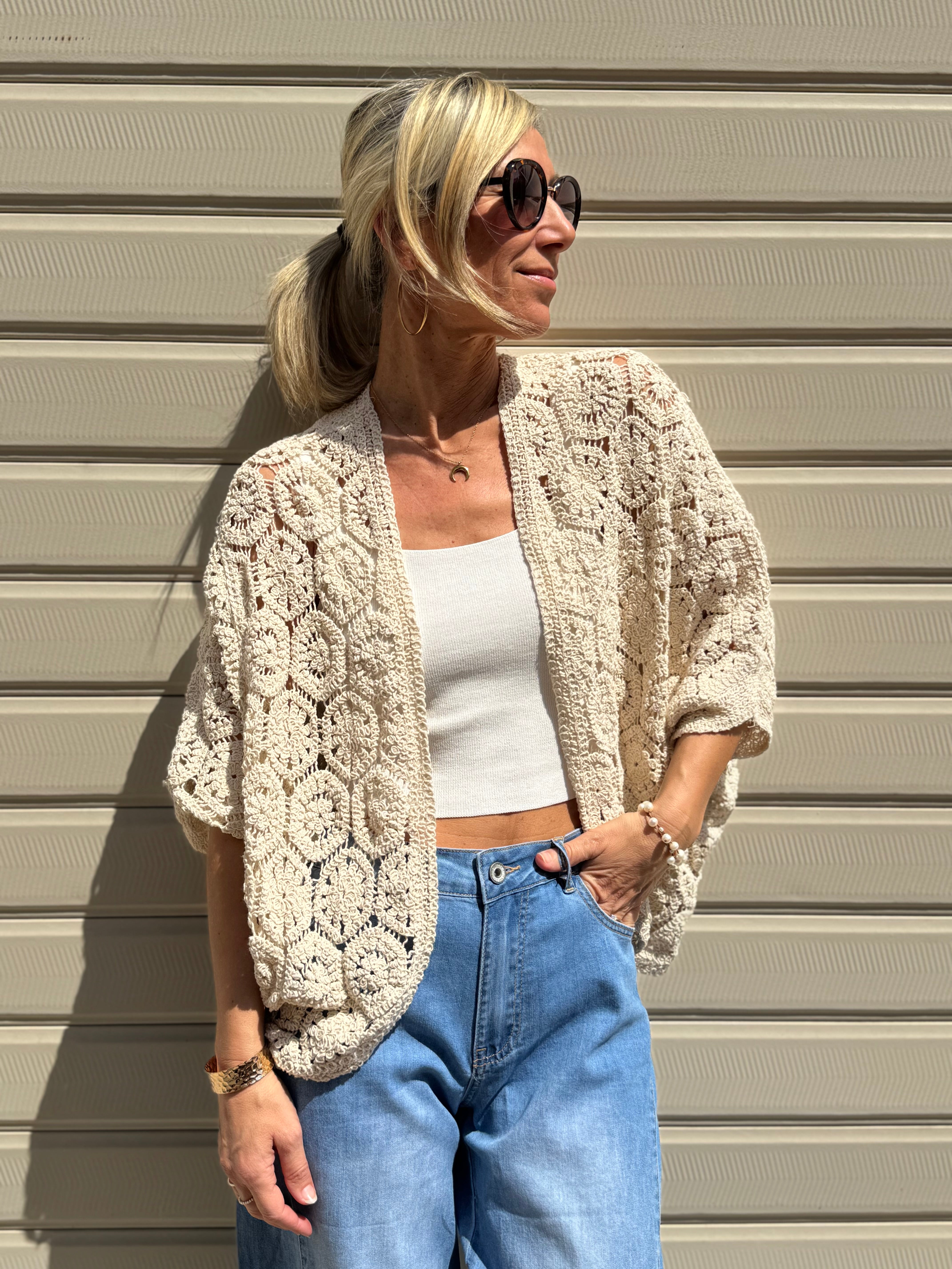 Cardigan uncinetto adora