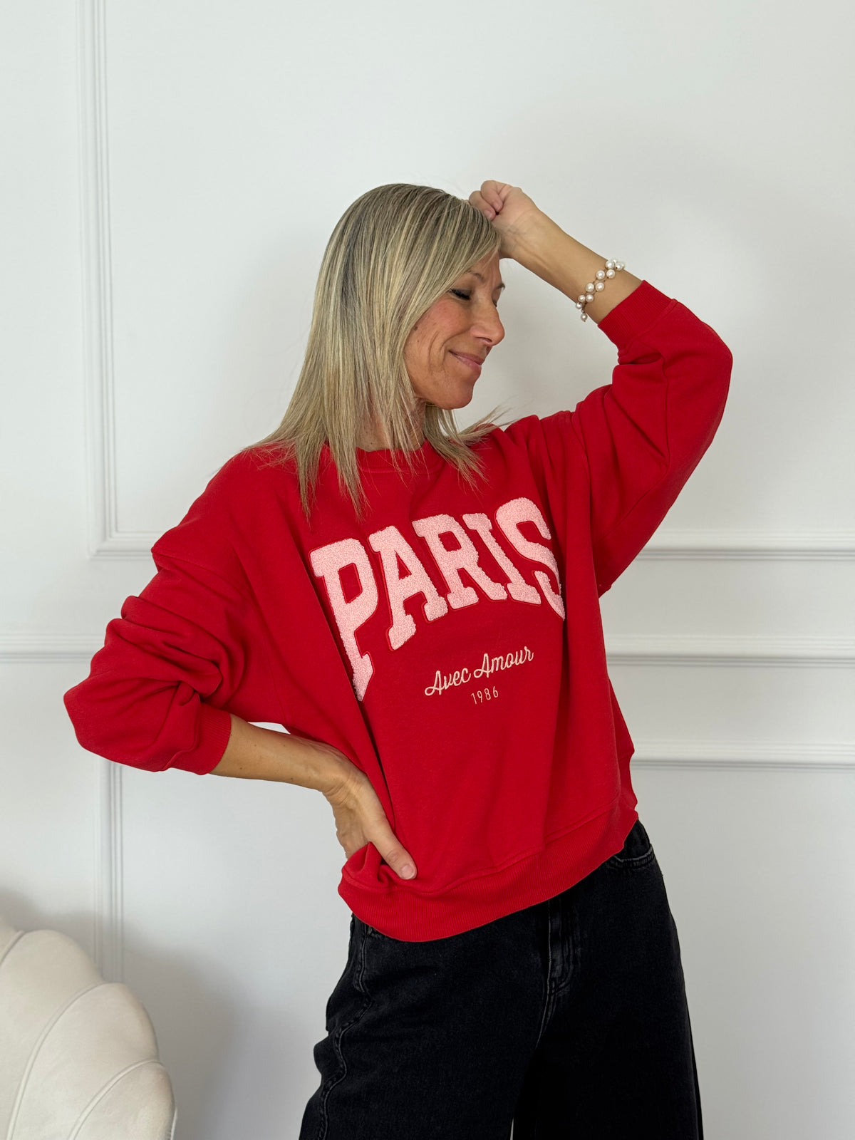 Felpa paris over jdy