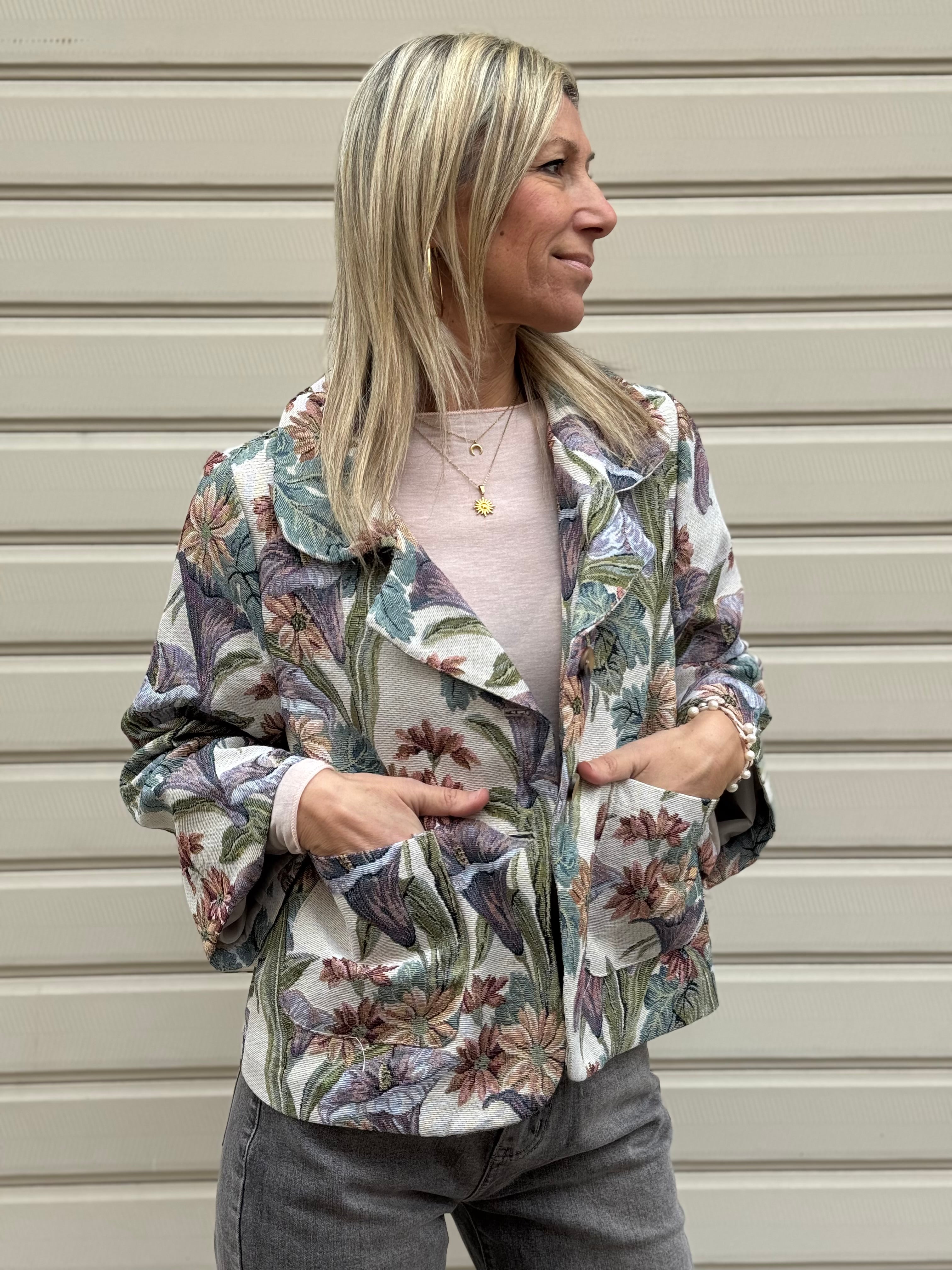 Giacca damascata adora