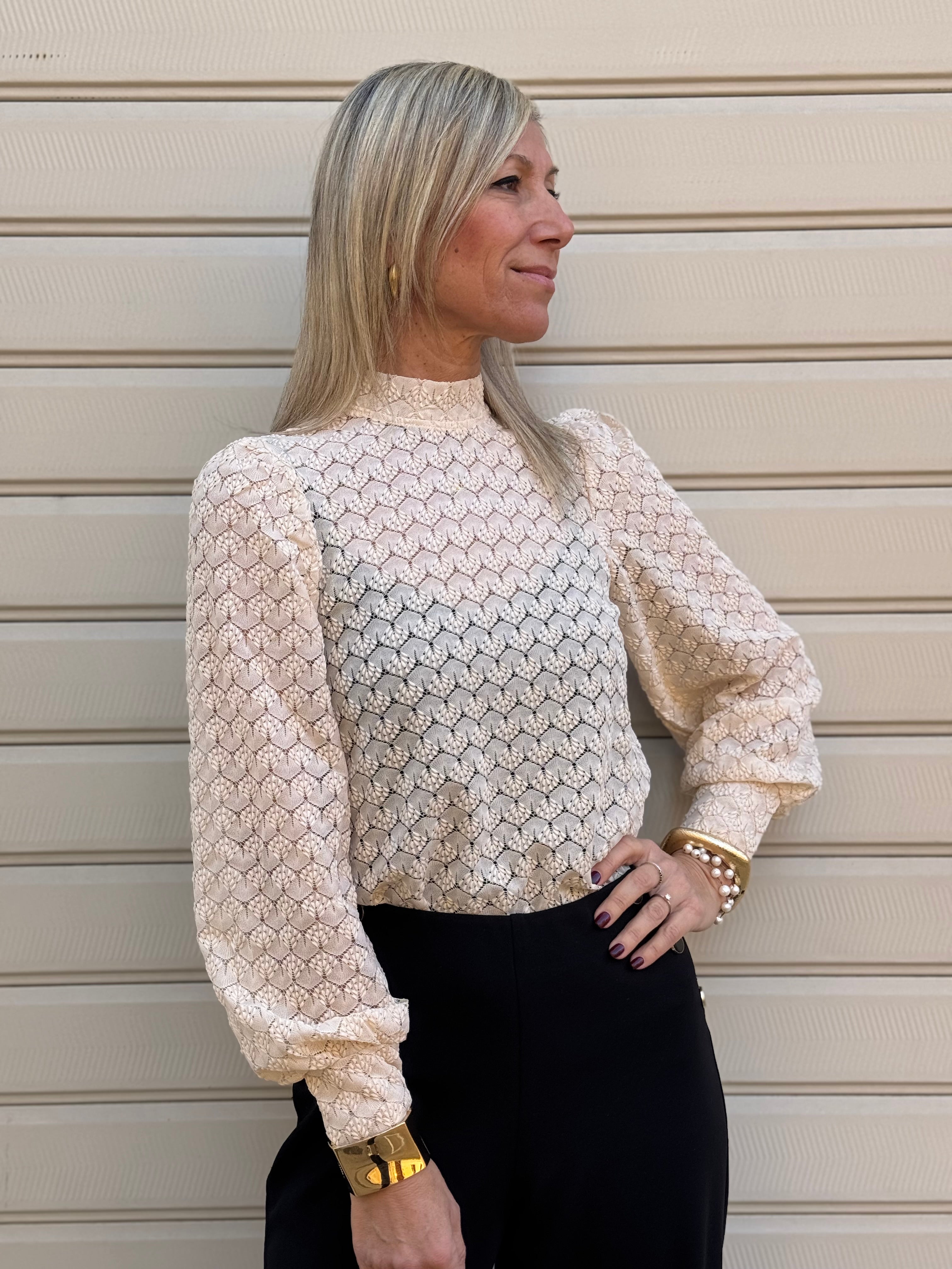 Blusa foglioline jdy