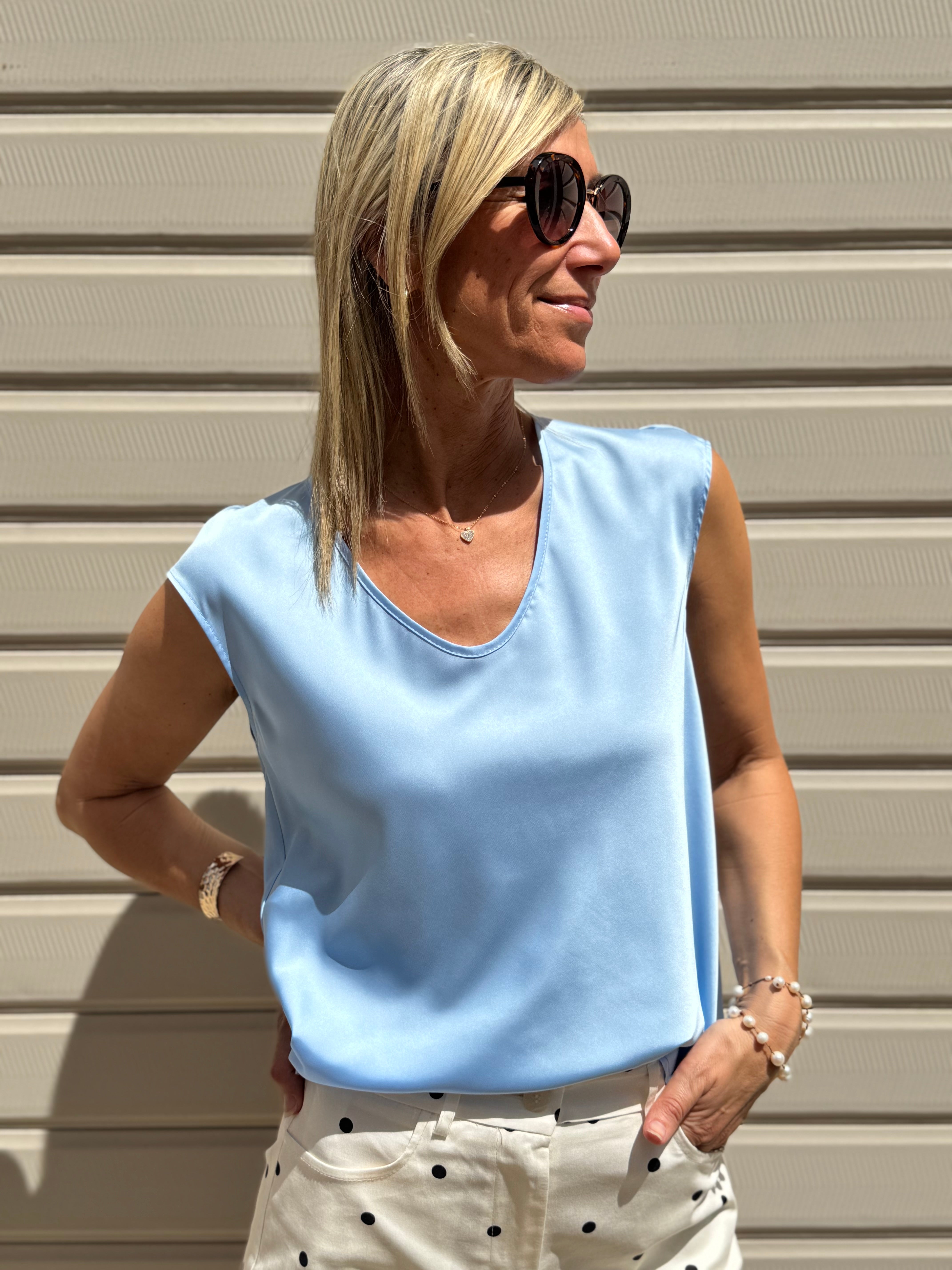 Blusa raso Imperial