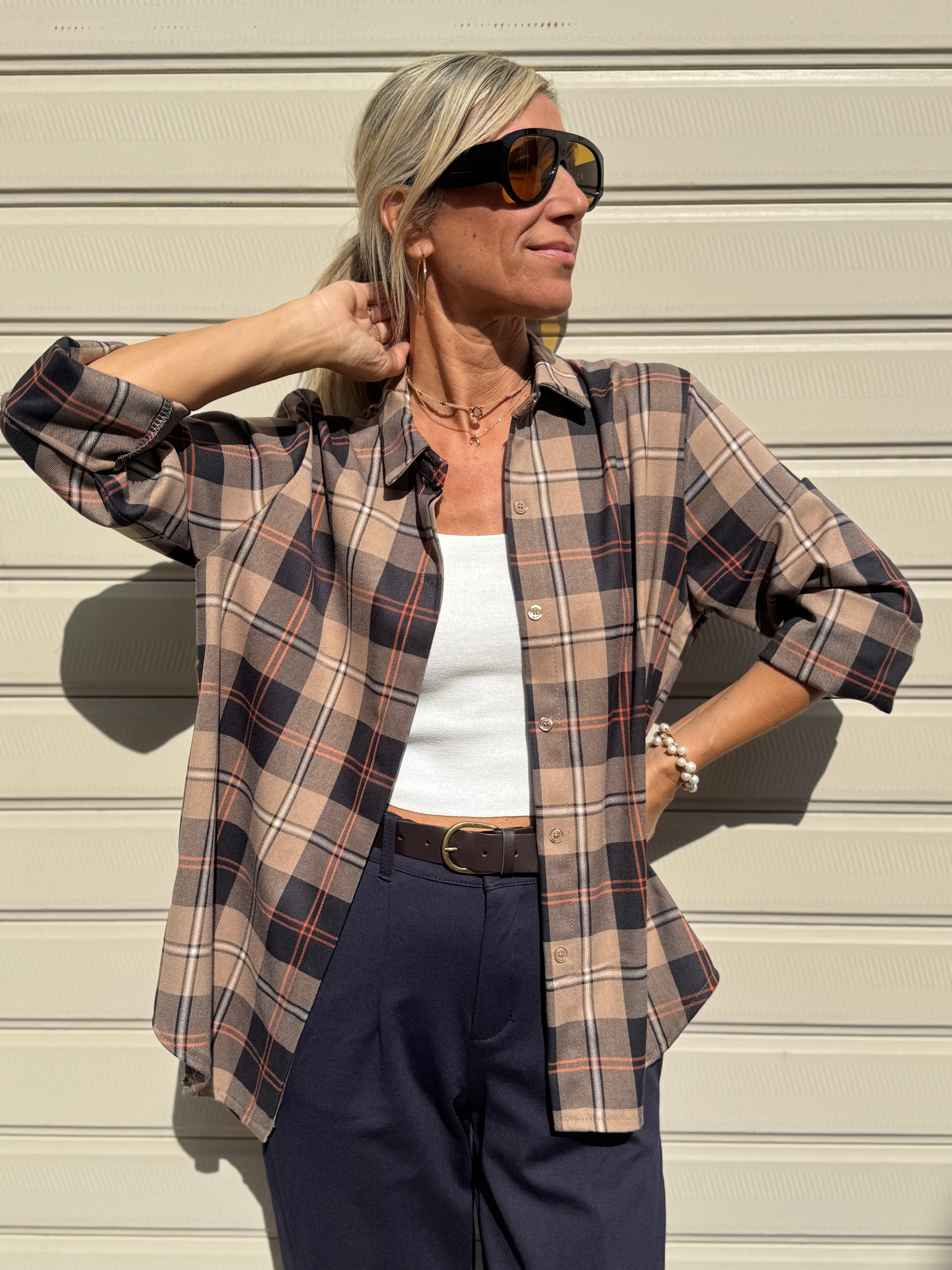 Camicia check Delia