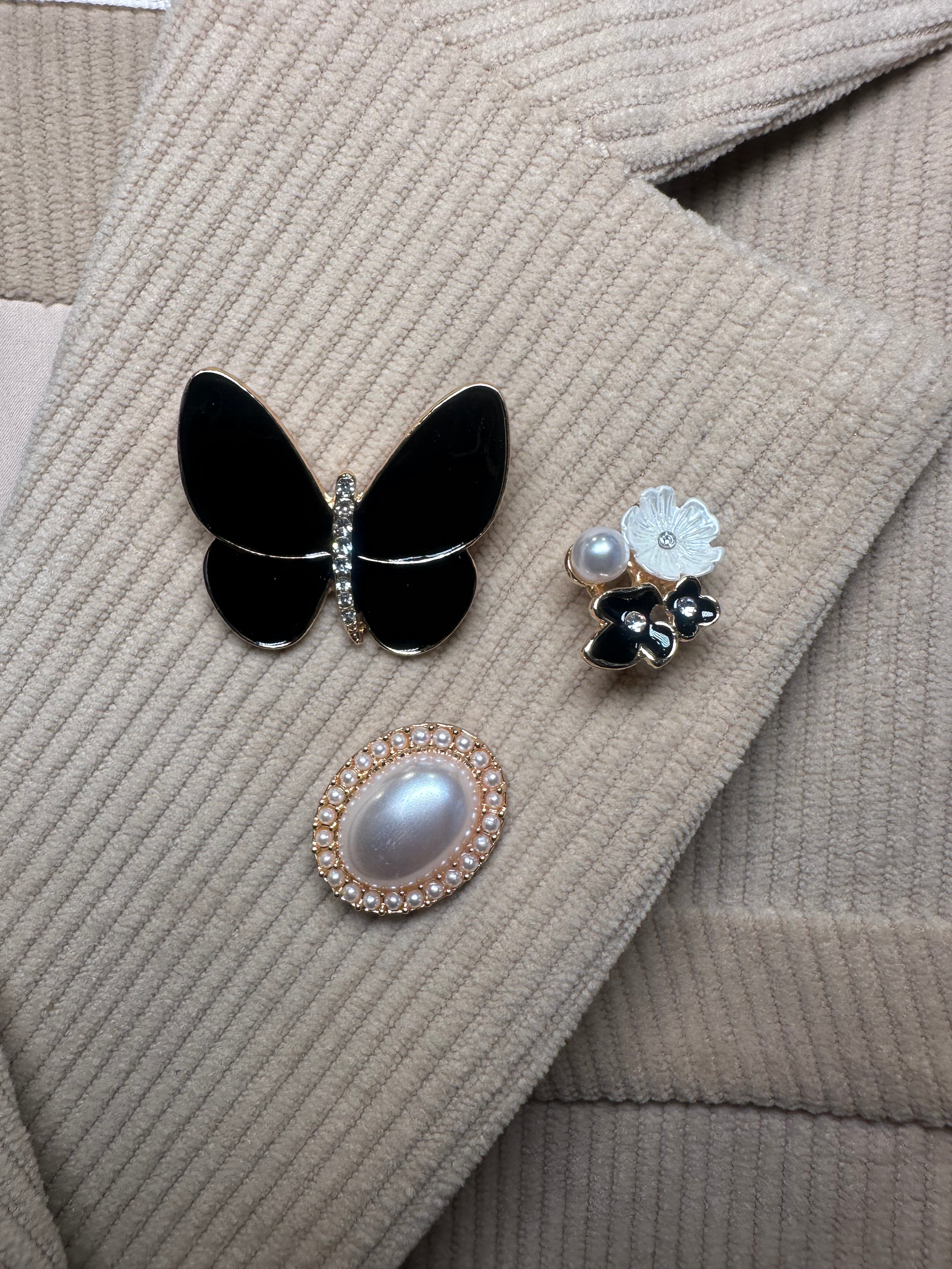 Set spille farfalla nera