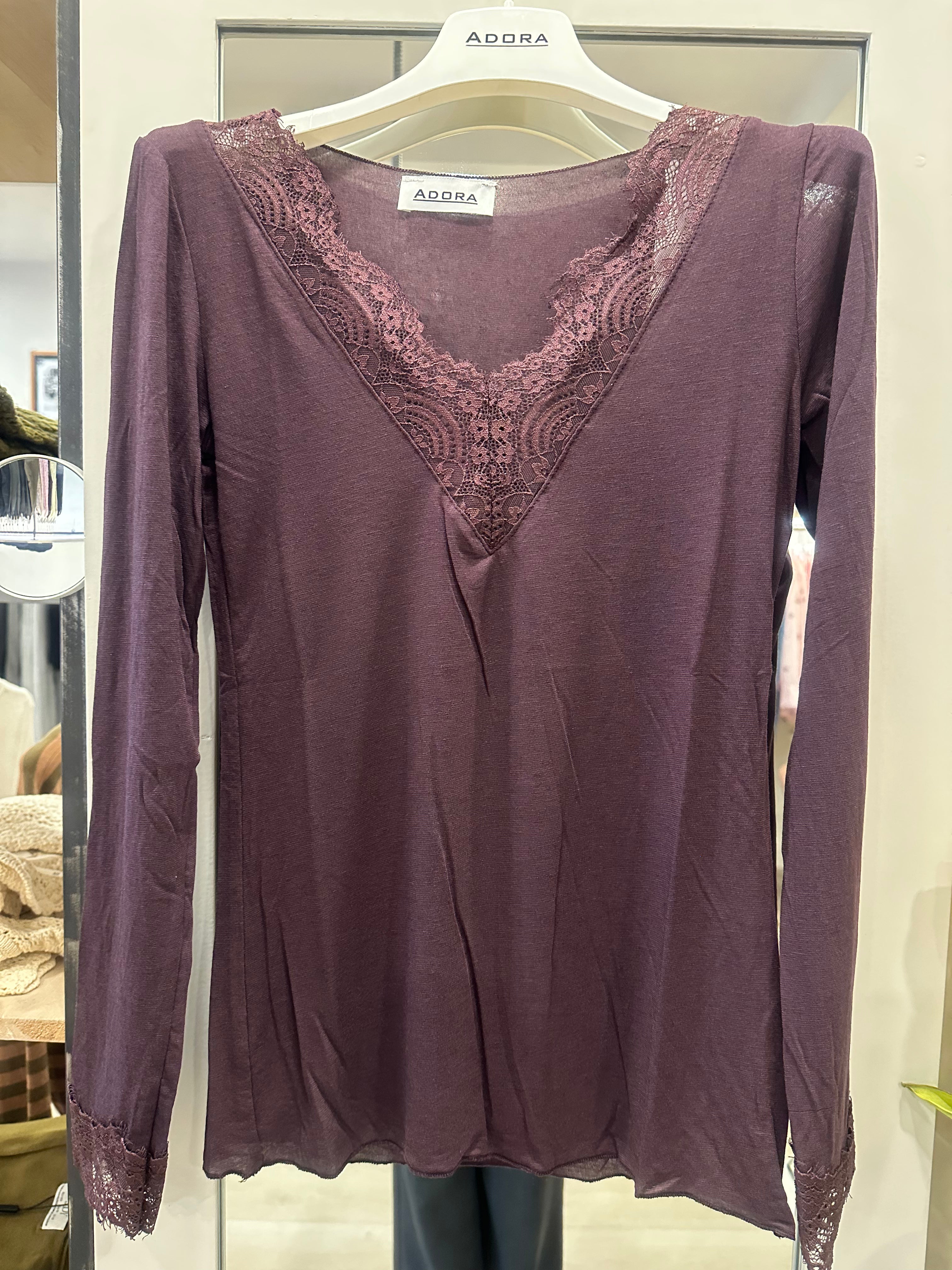 Maglia pizzo cashmere