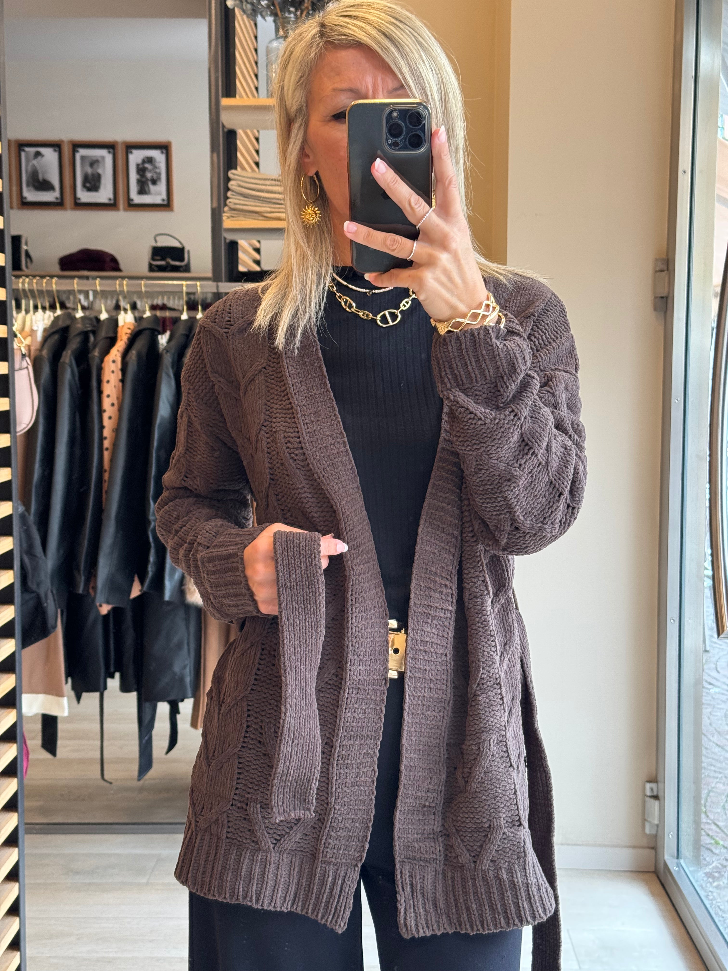 Cardigan Ciniglia